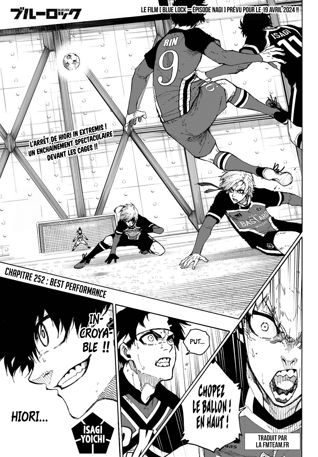 Blue Lock Chapitre 252 - Page 1