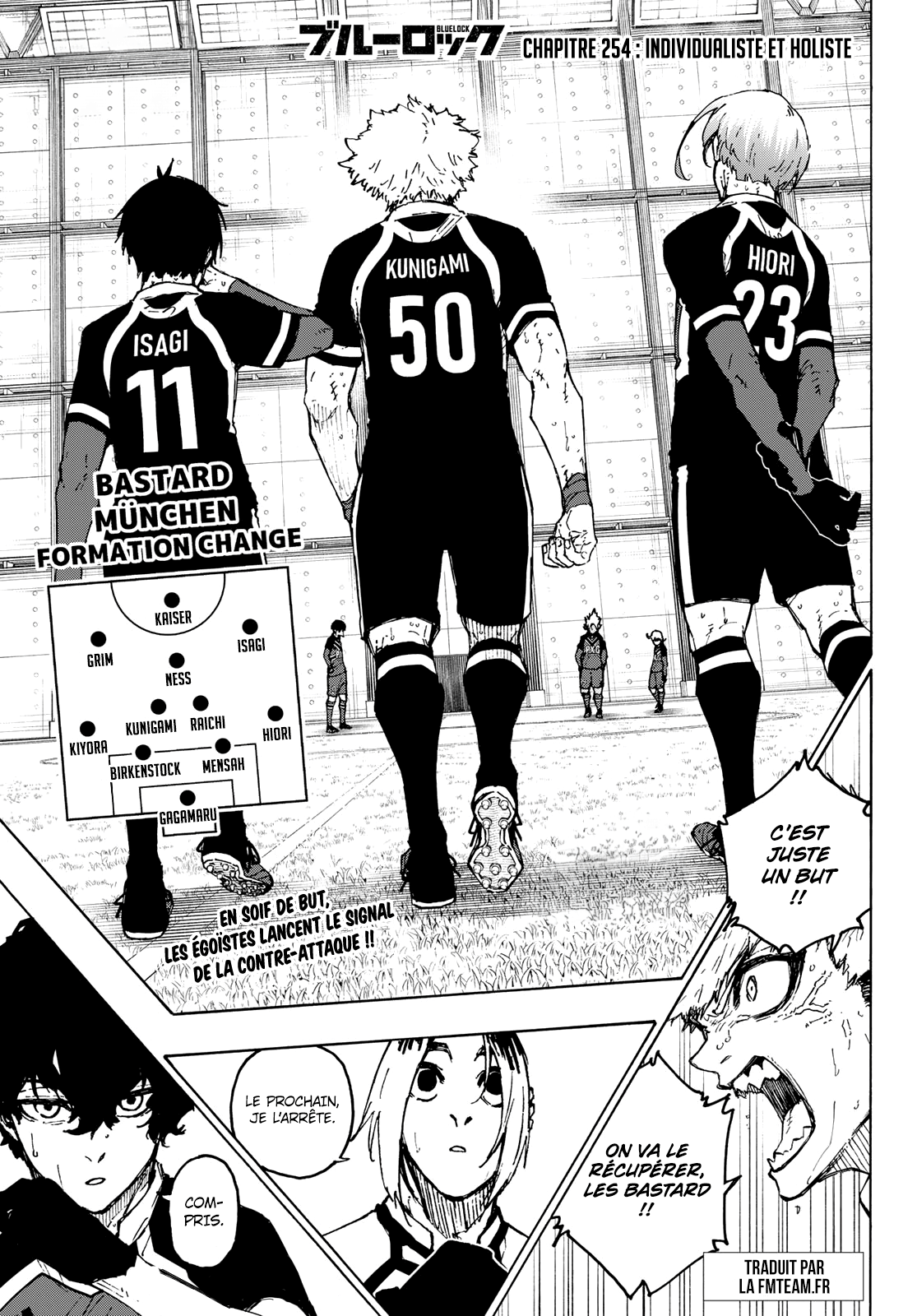 Blue Lock Chapitre 254 - Page 1