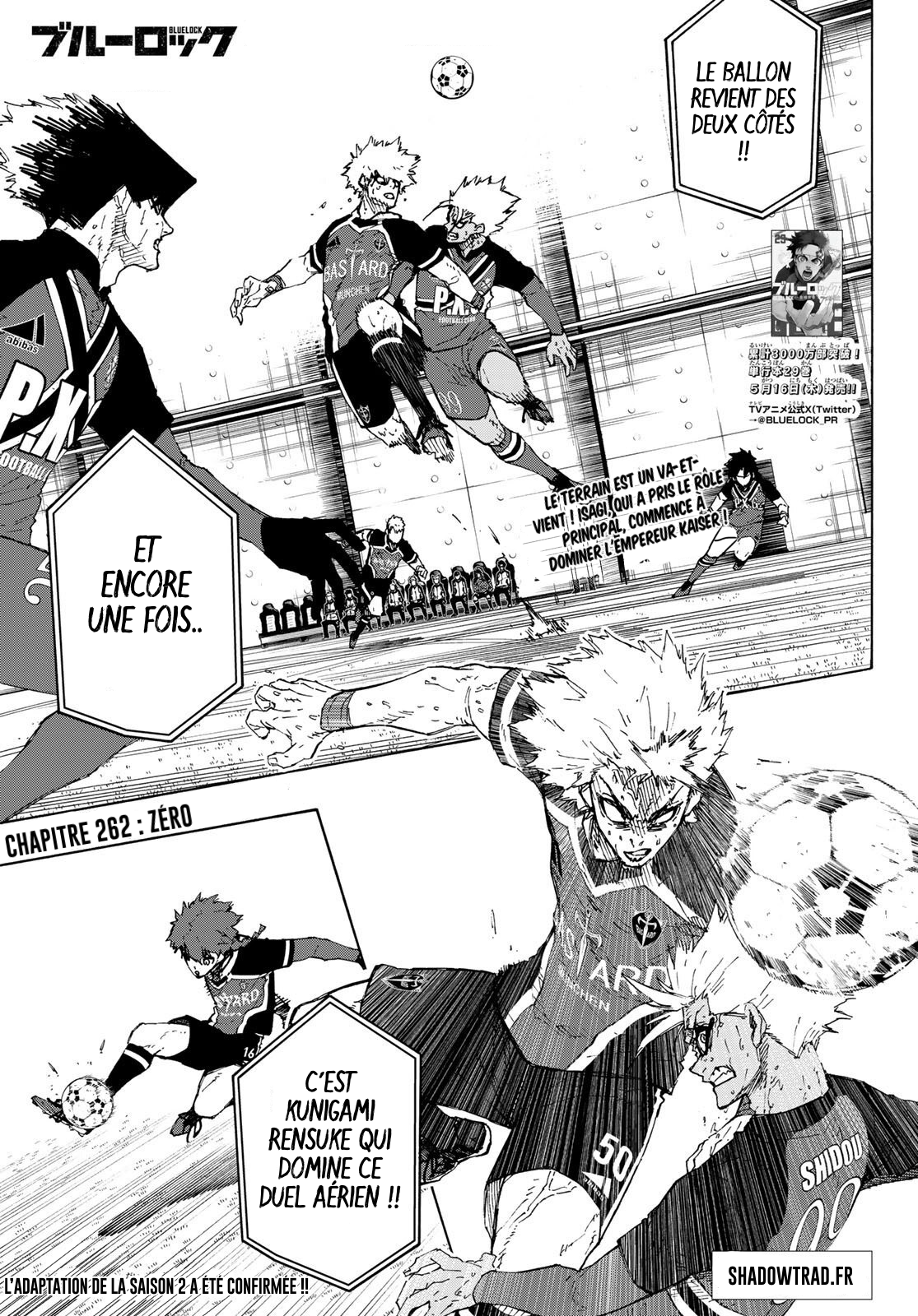 Blue Lock Chapitre 262 - Page 1