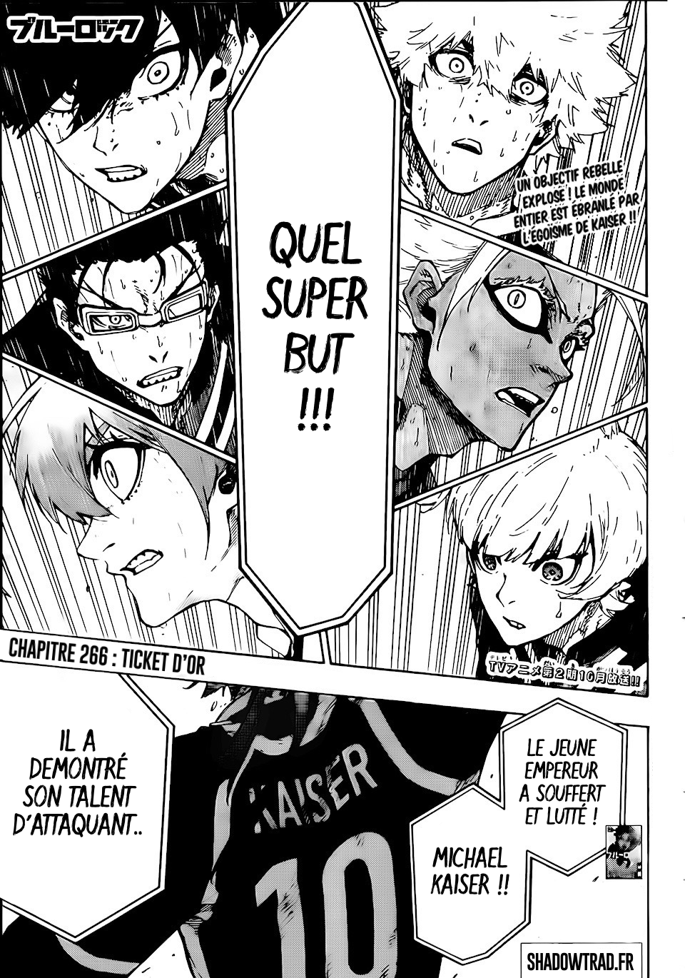 Blue Lock Chapitre 267 - Page 1