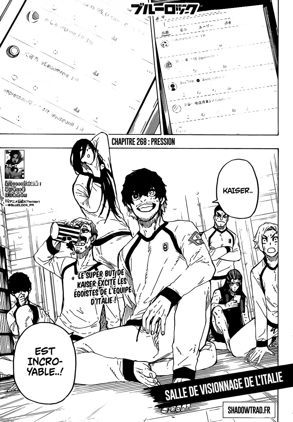 Blue Lock Chapitre 268 - Page 1