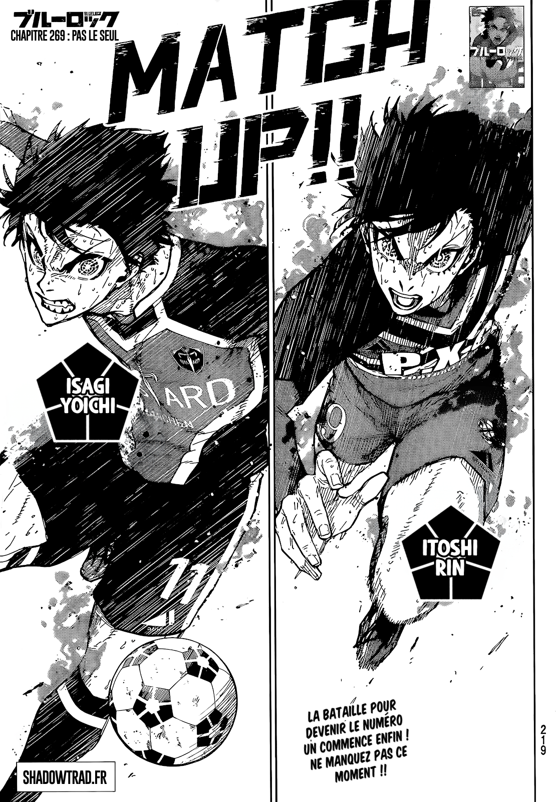 Blue Lock Chapitre 269 - Page 1