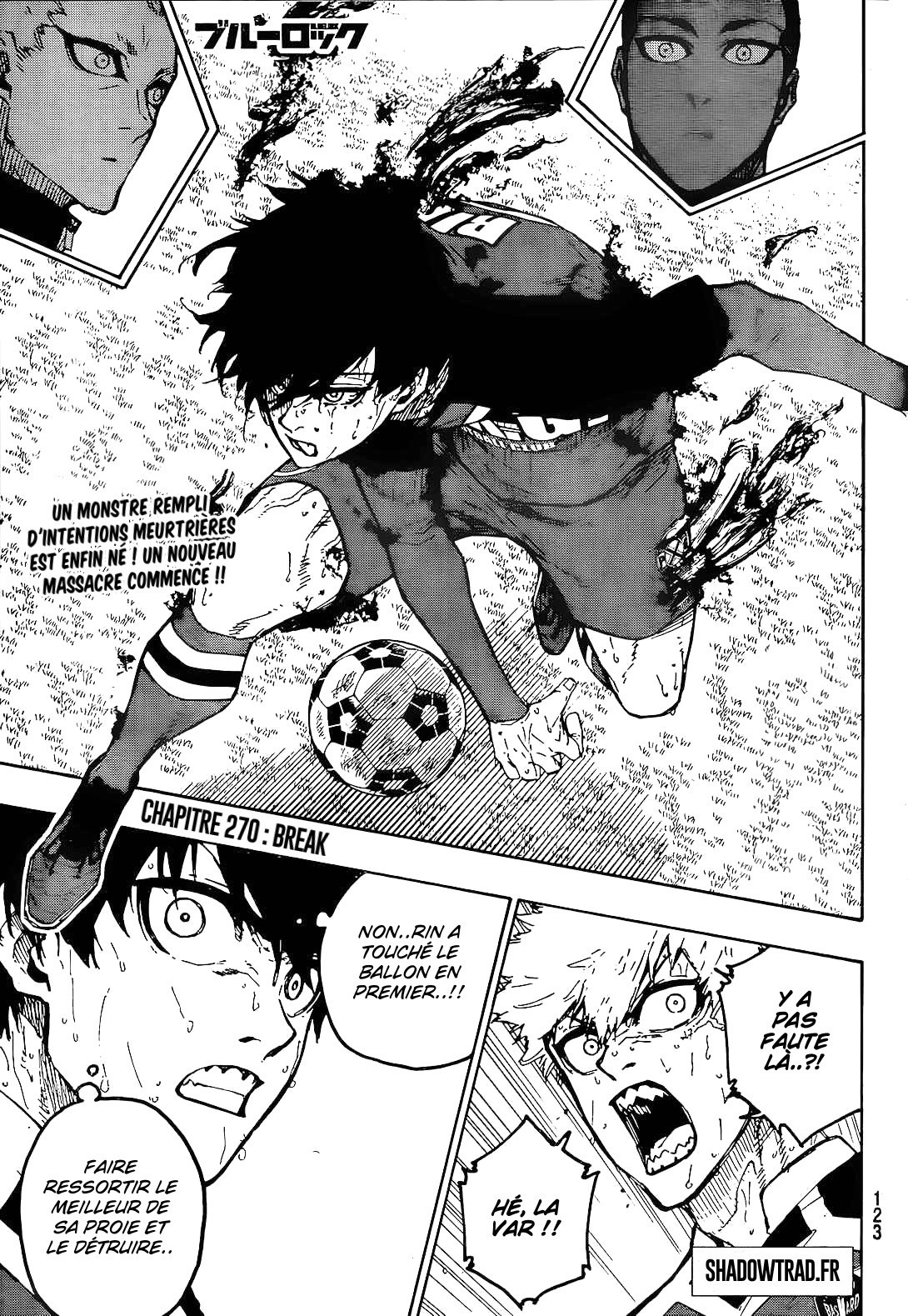 Blue Lock Chapitre 270 - Page 1