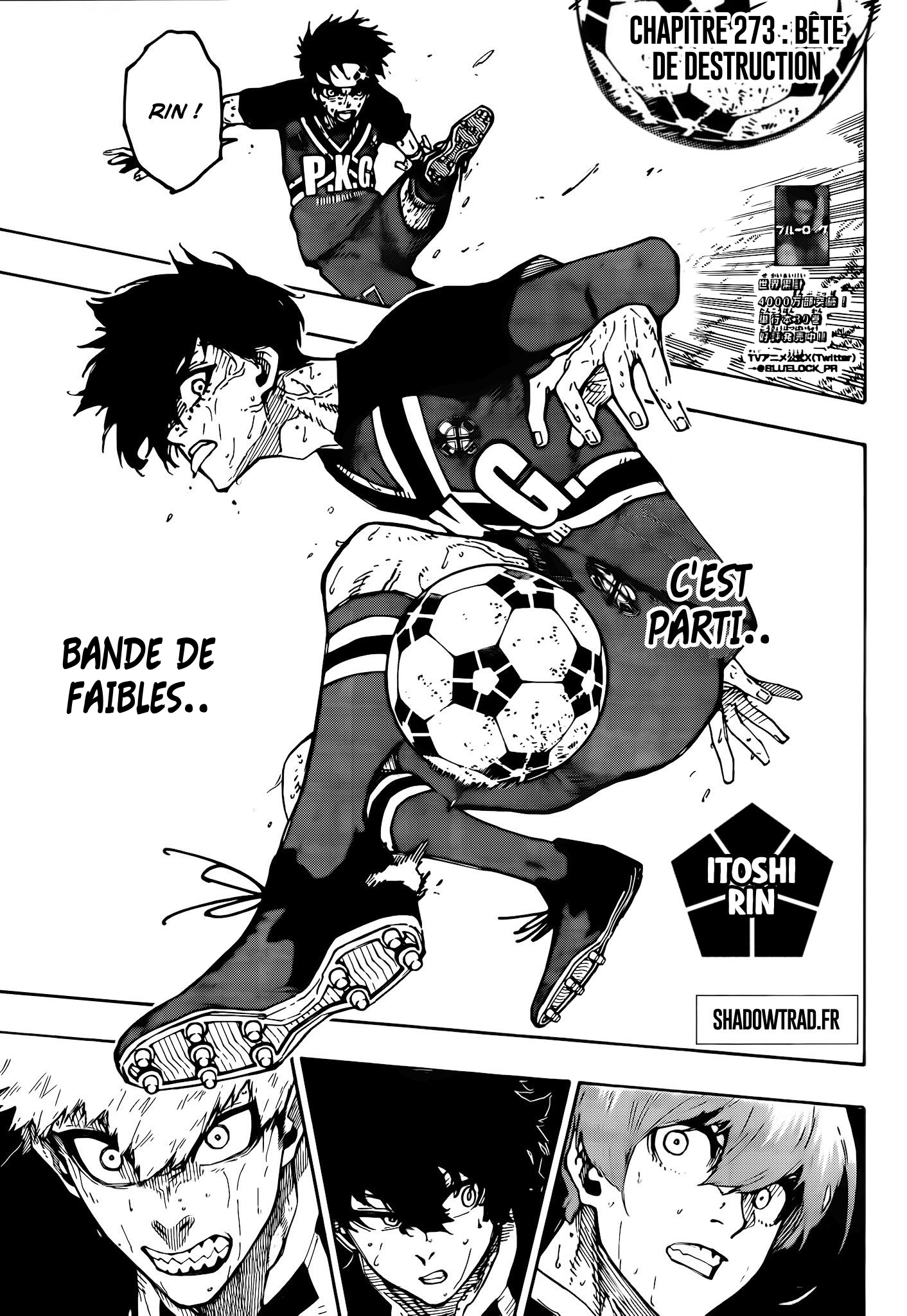 Blue Lock Chapitre 273 - Page 1