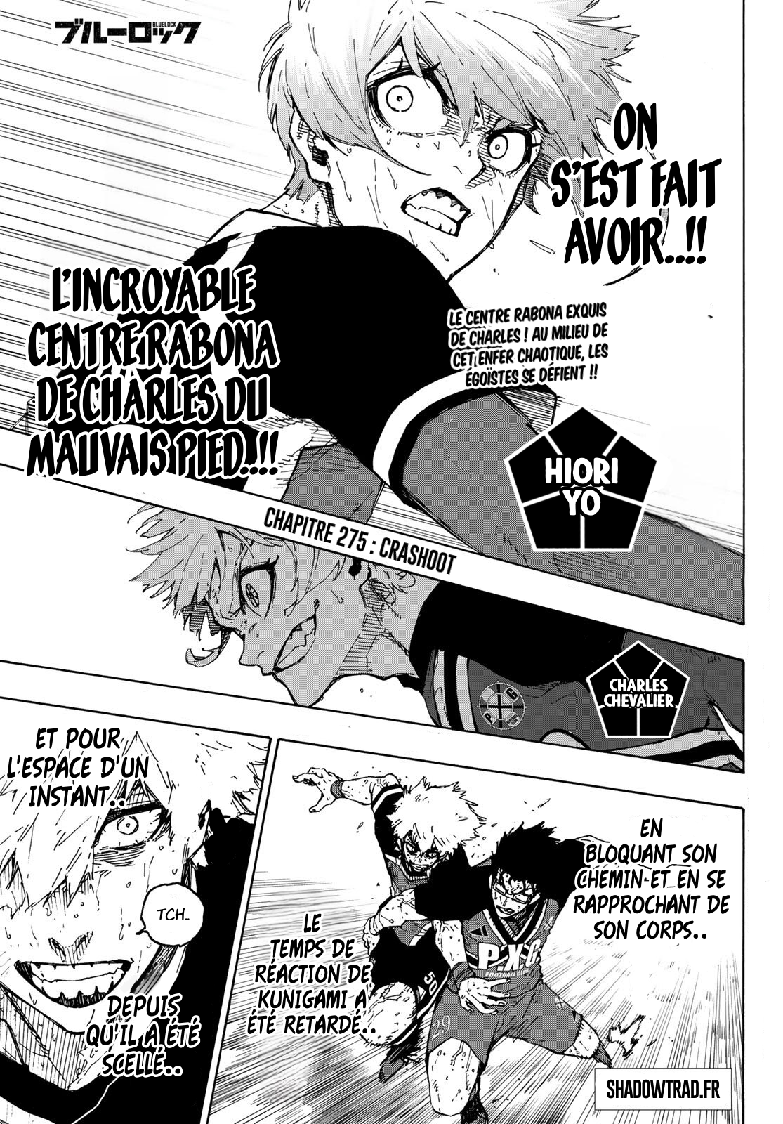 Blue Lock Chapitre 275 - Page 1