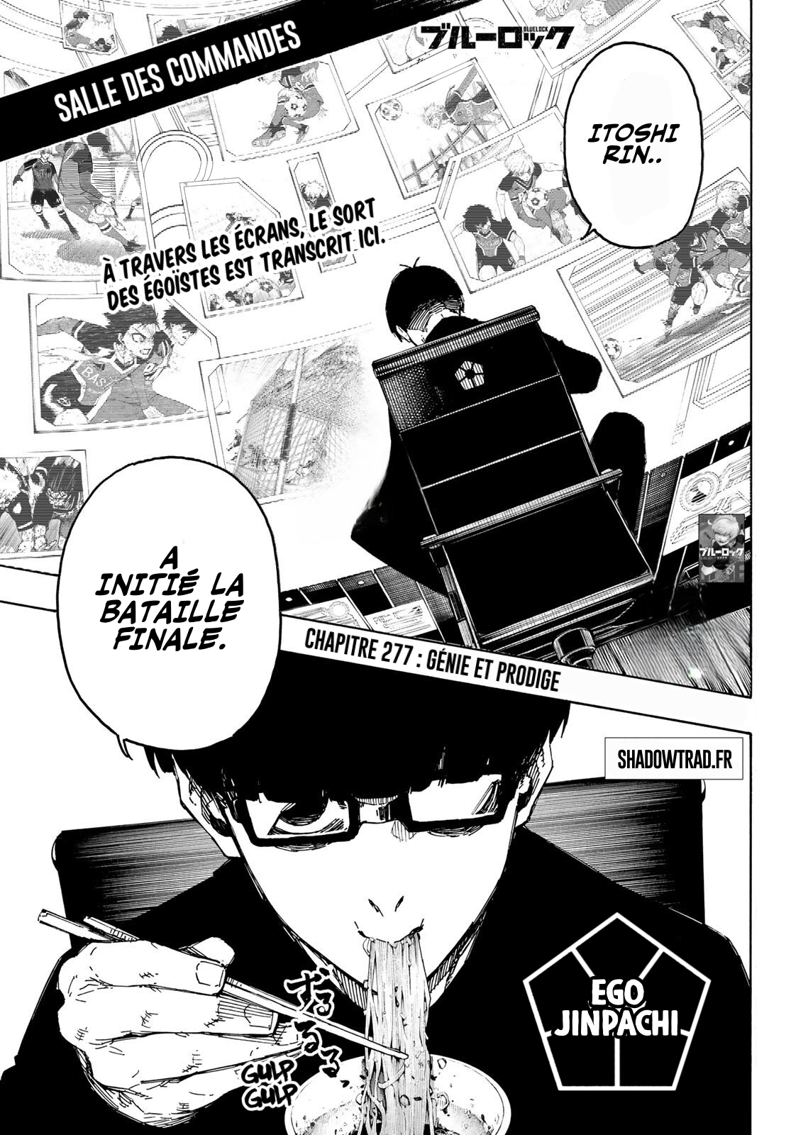 Blue Lock Chapitre 277 - Page 1
