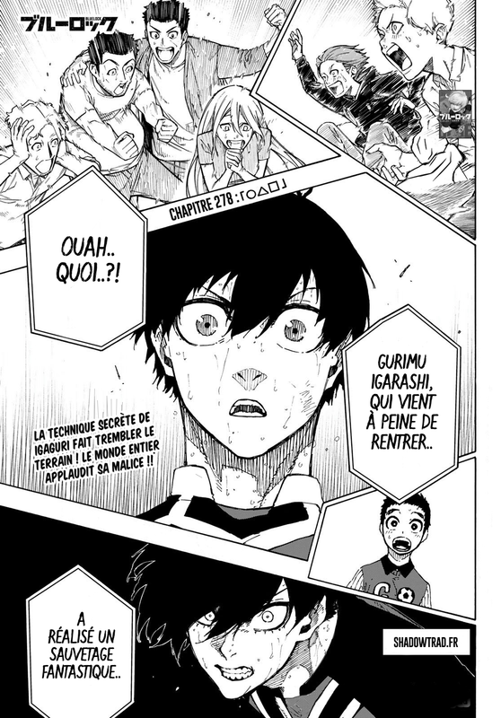 Blue Lock Chapitre 278 - Page 1