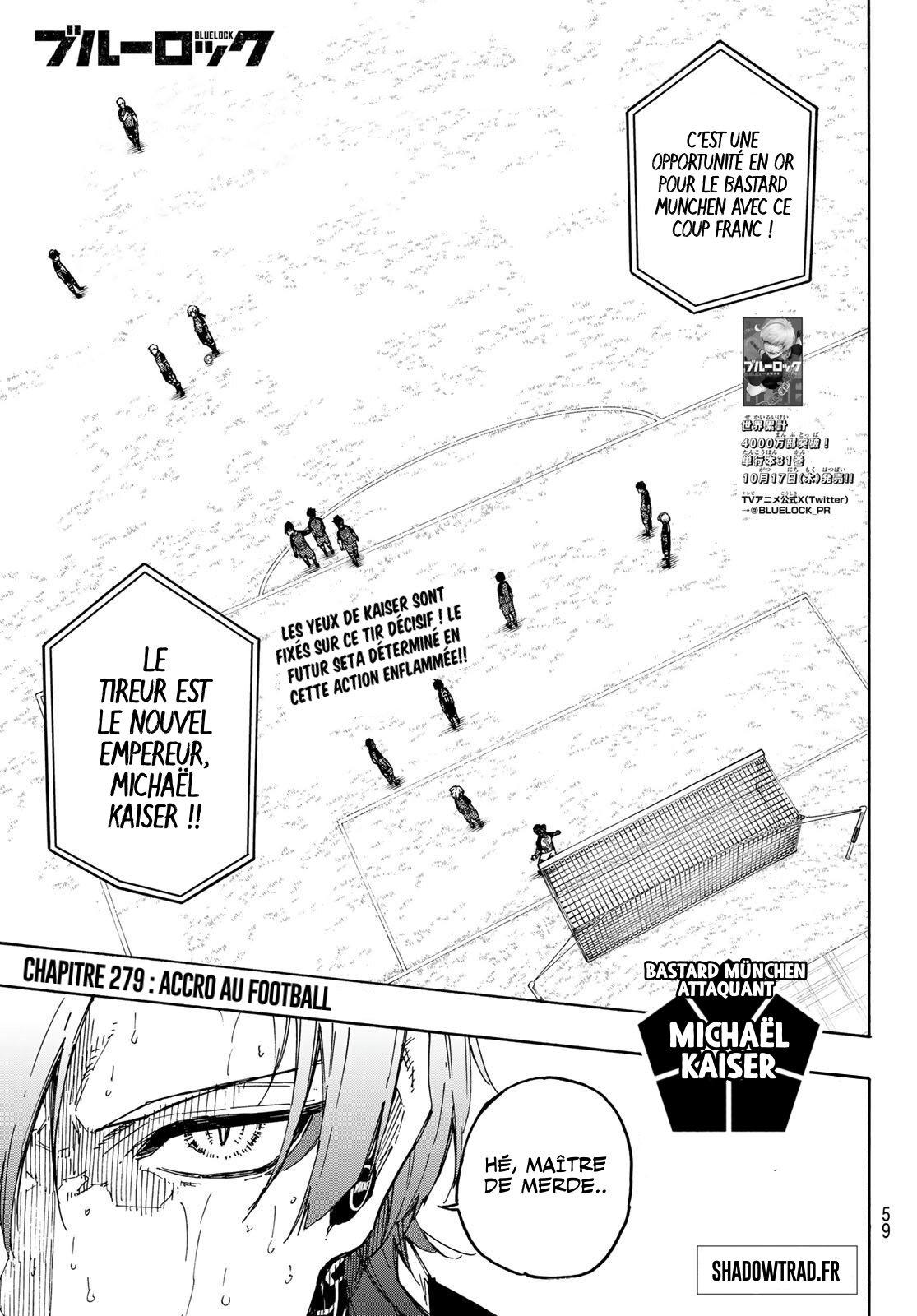Blue Lock Chapitre 279 - Page 1
