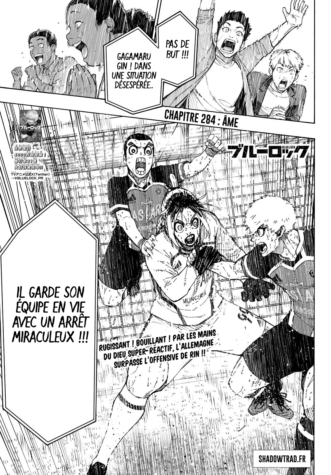Blue Lock Chapitre 284 - Page 1