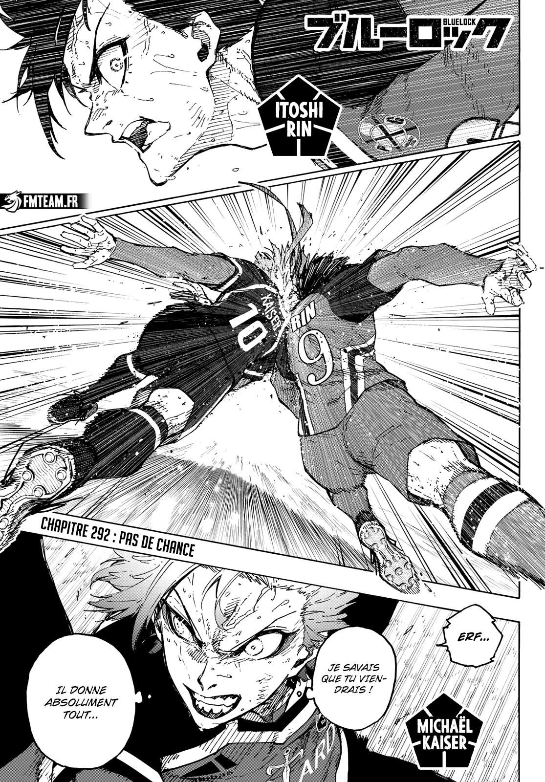 Blue Lock Chapitre 292 - Page 1