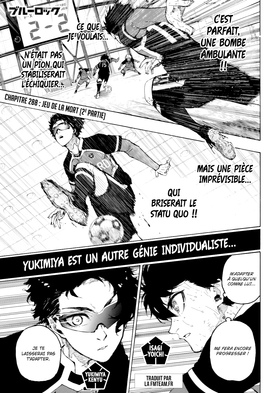 Blue Lock Chapitre 288.2 - Page 1