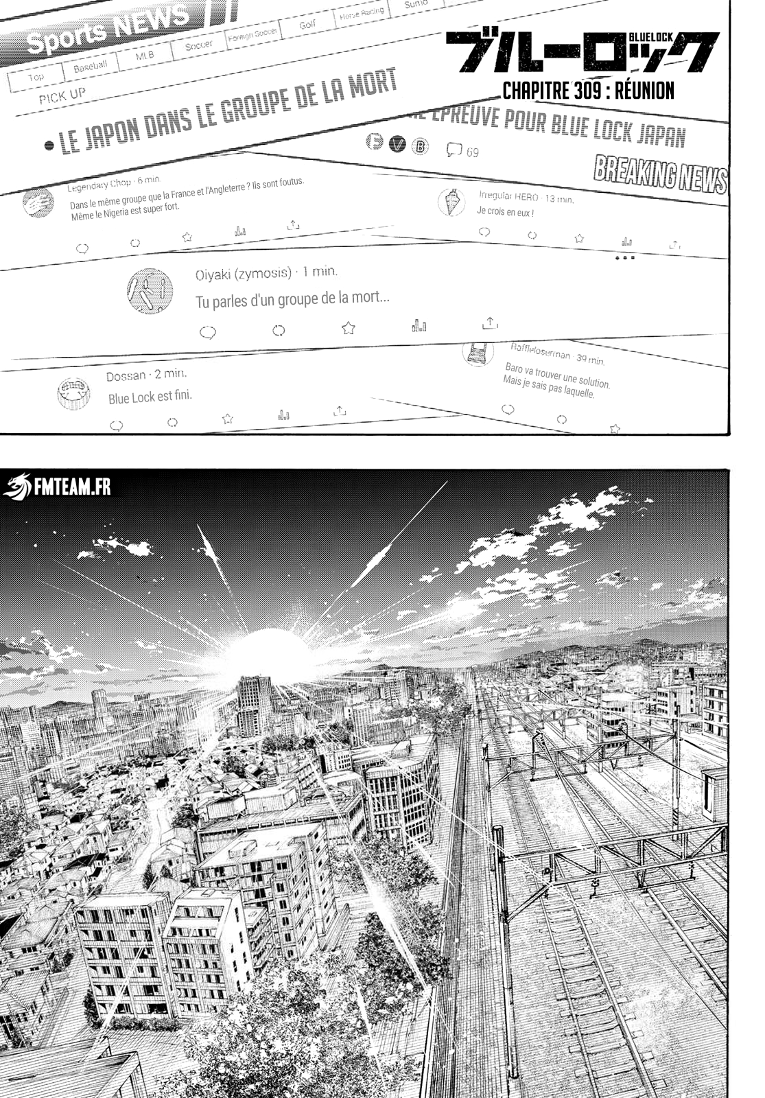 Blue Lock Chapitre 309 - Page 1