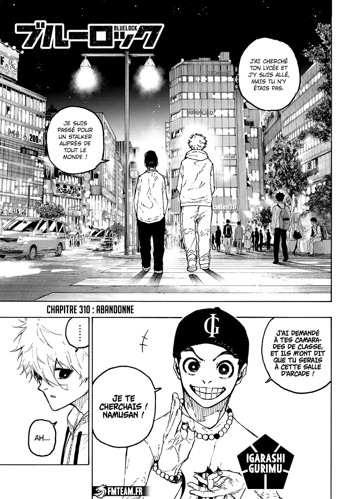 Blue Lock Chapitre 310 - Page 1