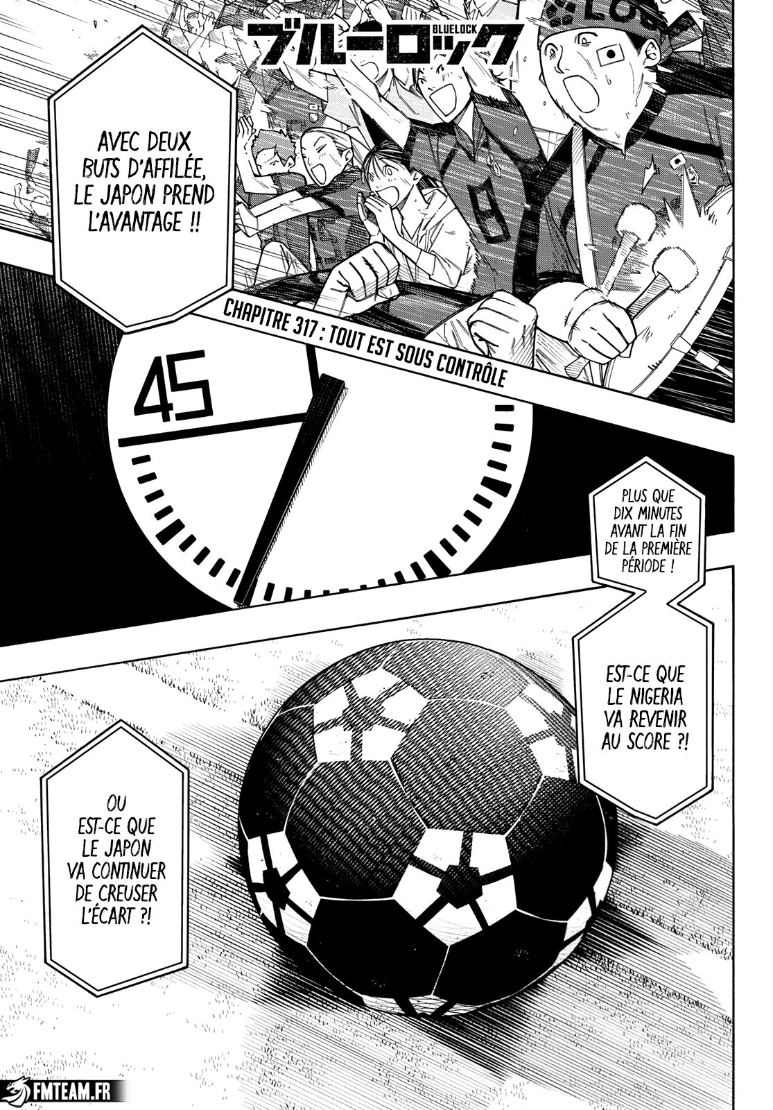 Blue Lock Chapitre 317 - Page 1