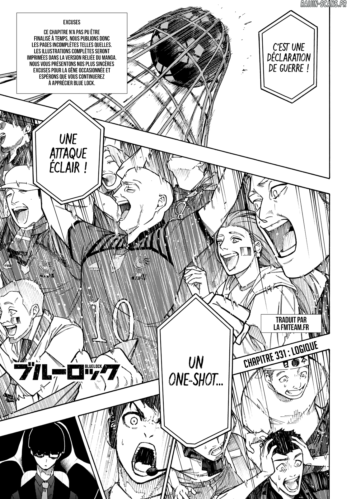 Blue Lock Chapitre 331 - Page 1