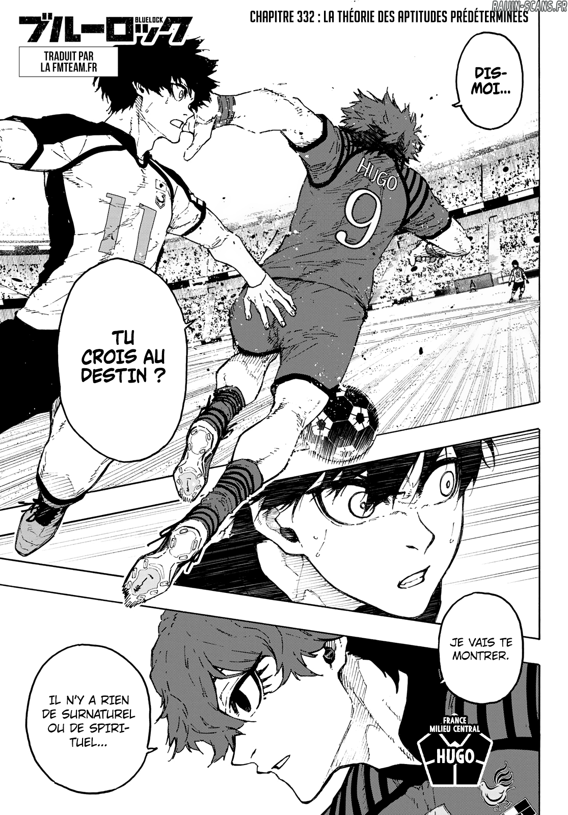 Blue Lock Chapitre 332 - Page 1