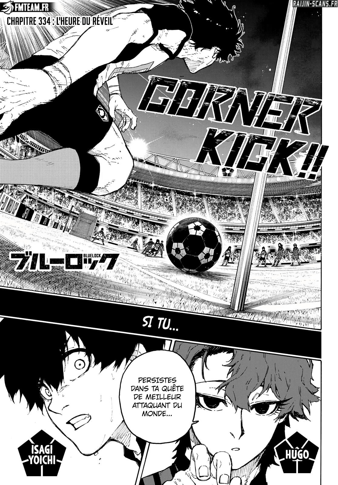 Blue Lock Chapitre 334 - Page 1