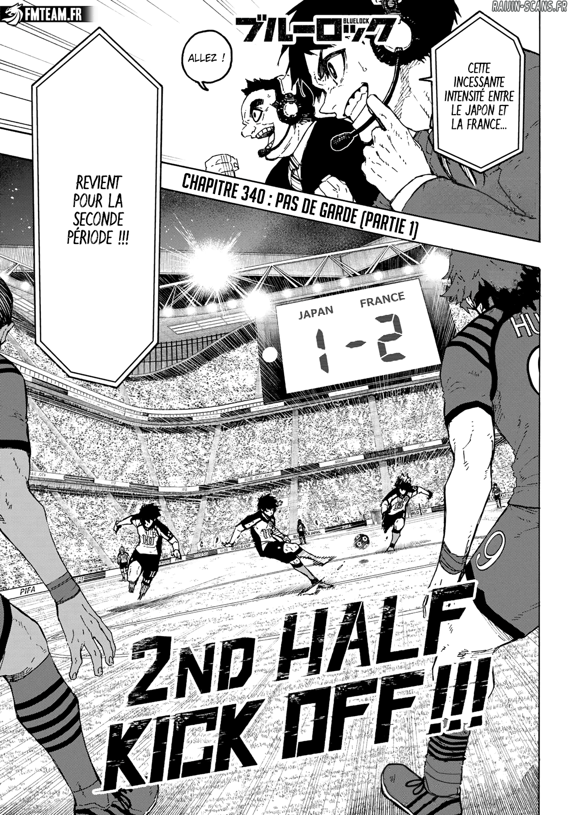 Blue Lock Chapitre 340 - Page 1