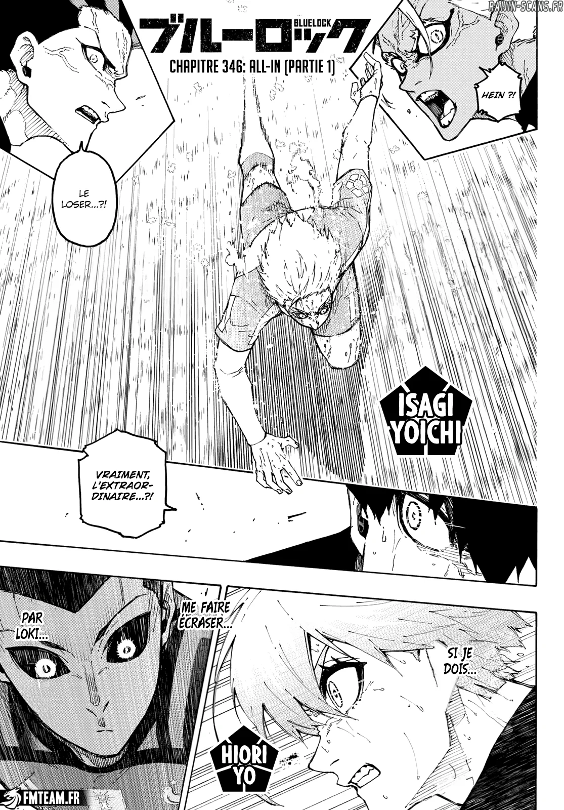 Blue Lock Chapitre 346.1 - Page 1