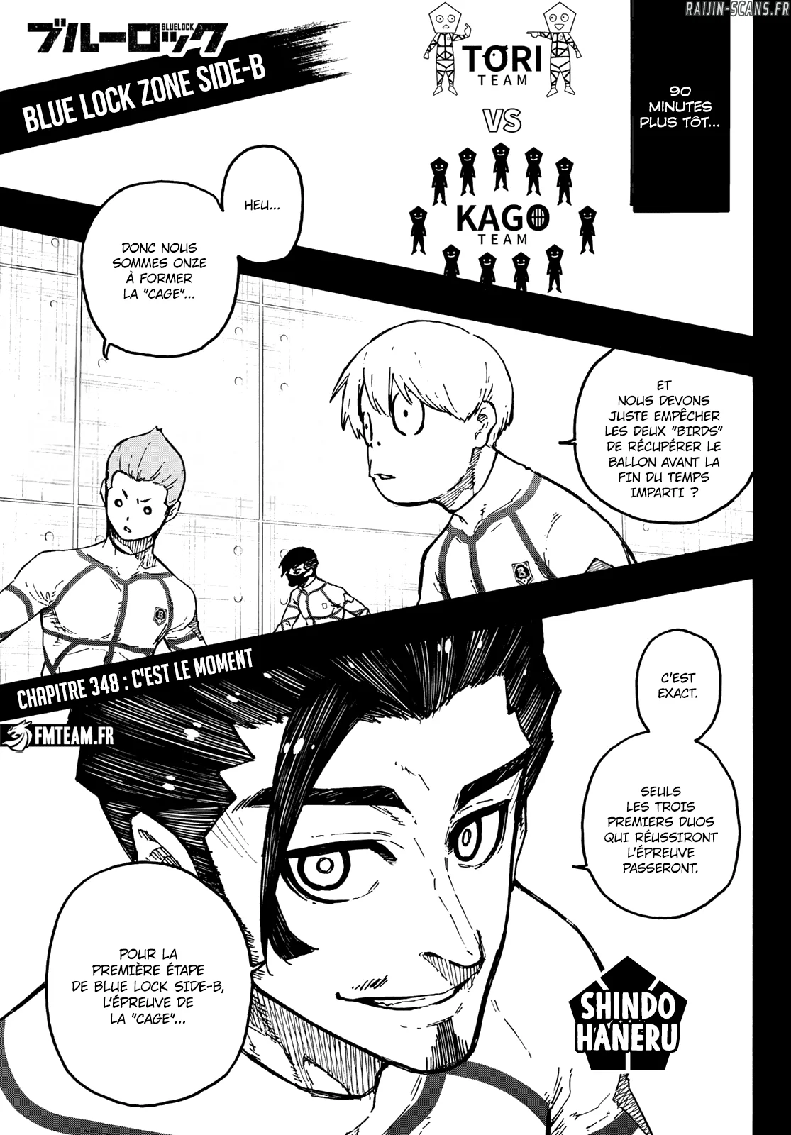 Blue Lock Chapitre 348 - Page 1
