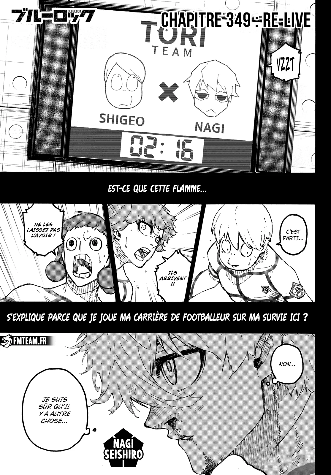 Blue Lock Chapitre 349 - Page 1