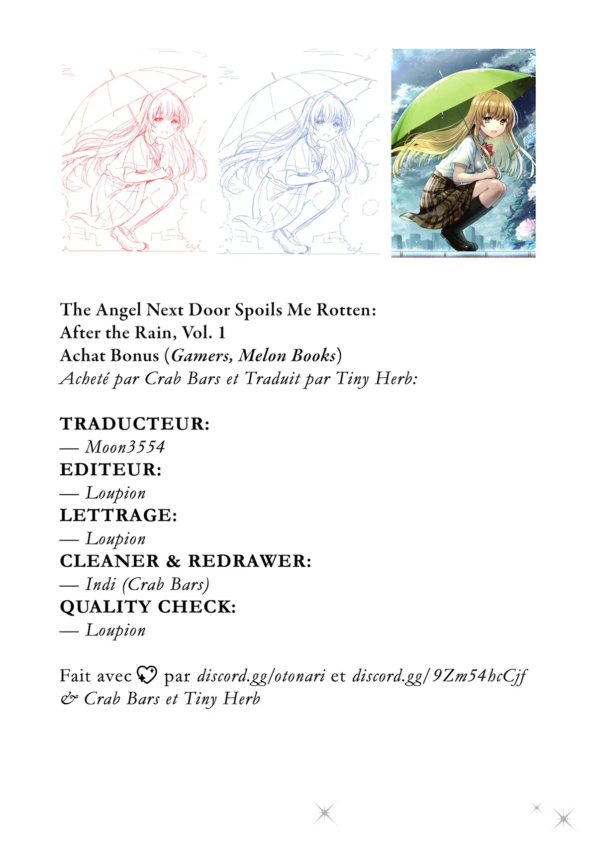 Chouchouté par l'ange d'à côté : après la pluie Chapitre 13.5 - Page 11