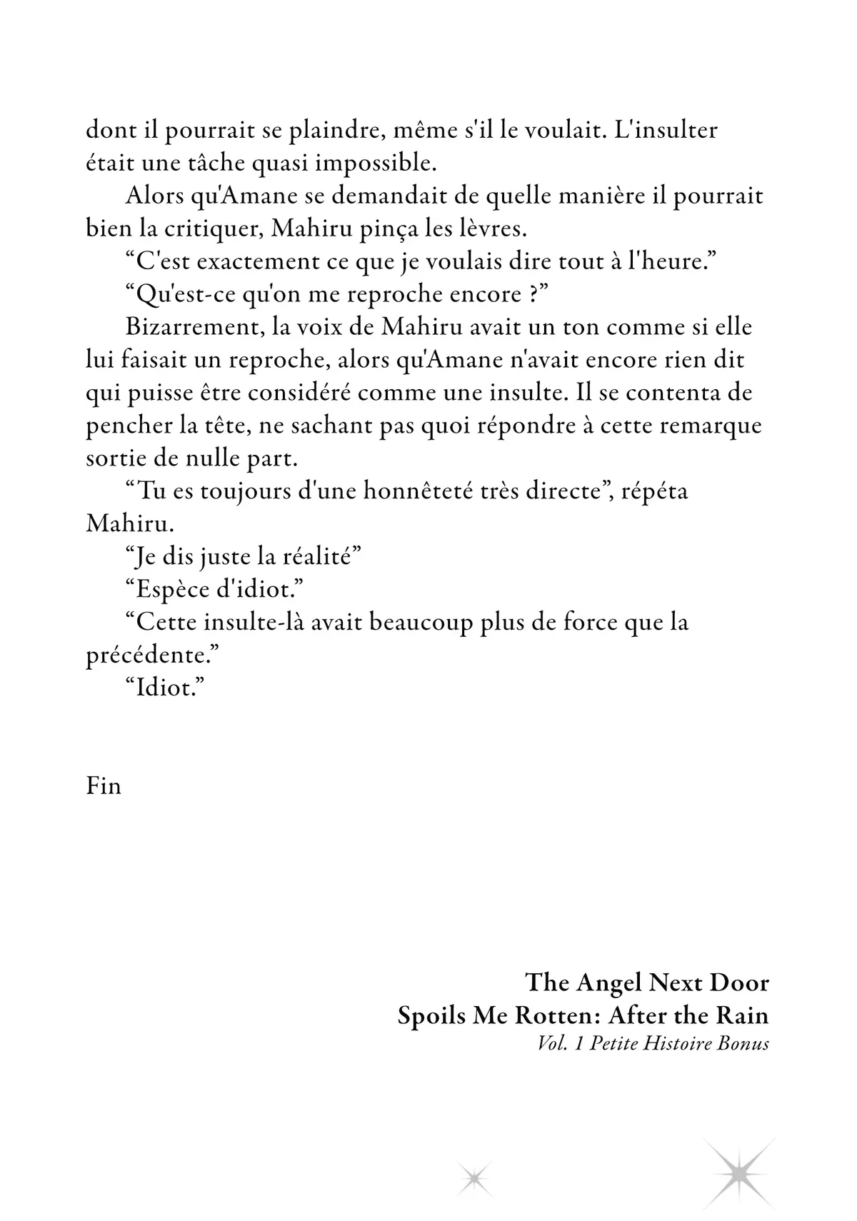 Chouchouté par l'ange d'à côté : après la pluie Chapitre 13.5 - Page 17