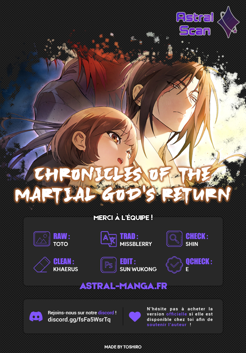 Chronicles of the Martial God’s Return Chapitre 89 - Page 1