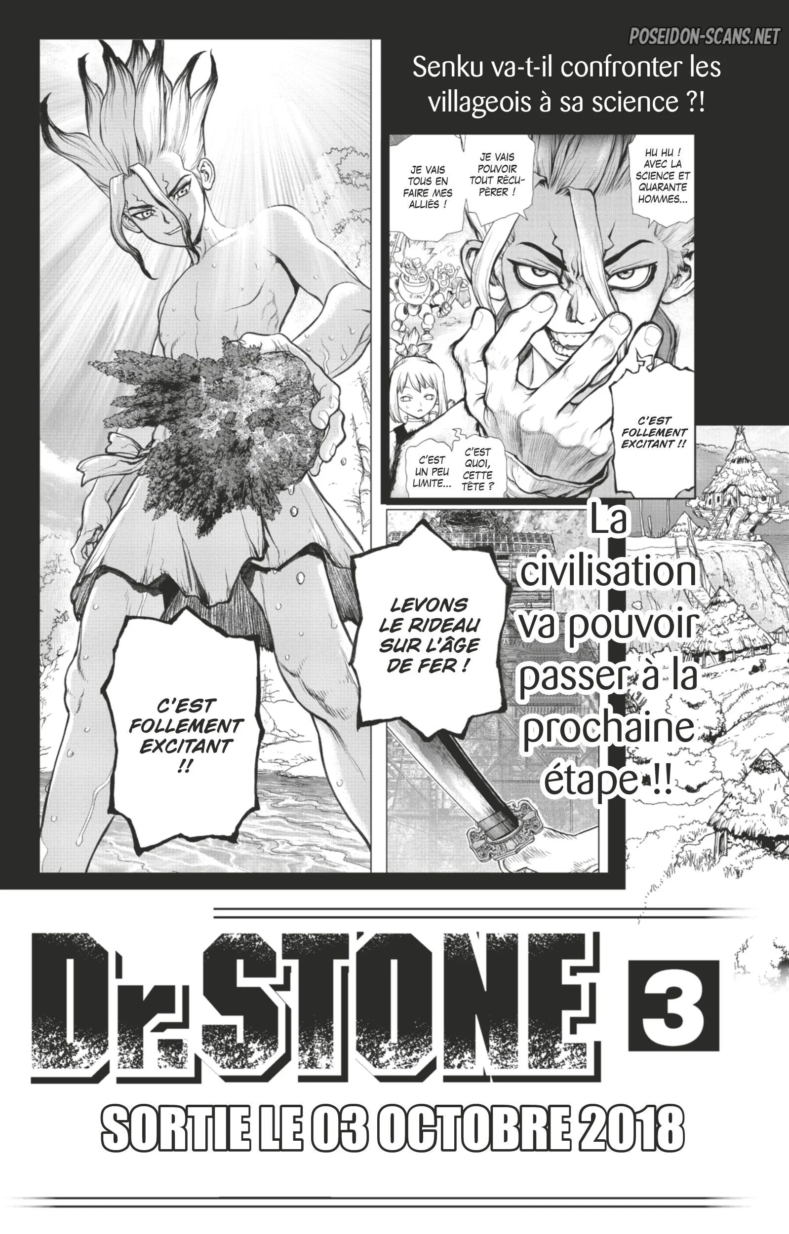 Dr. STONE Chapitre 2 - Page 190