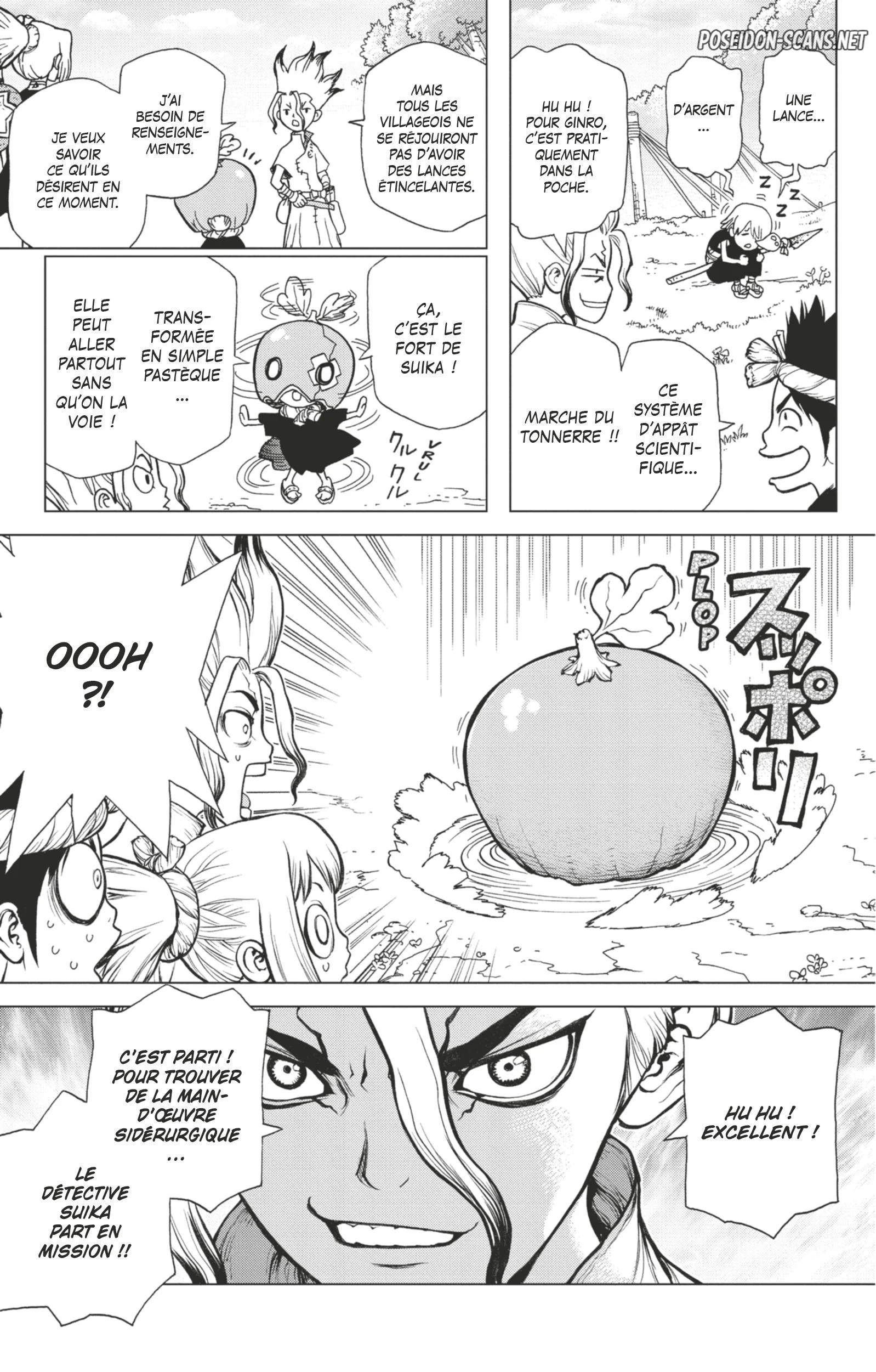 Dr. STONE Chapitre 3 - Page 112