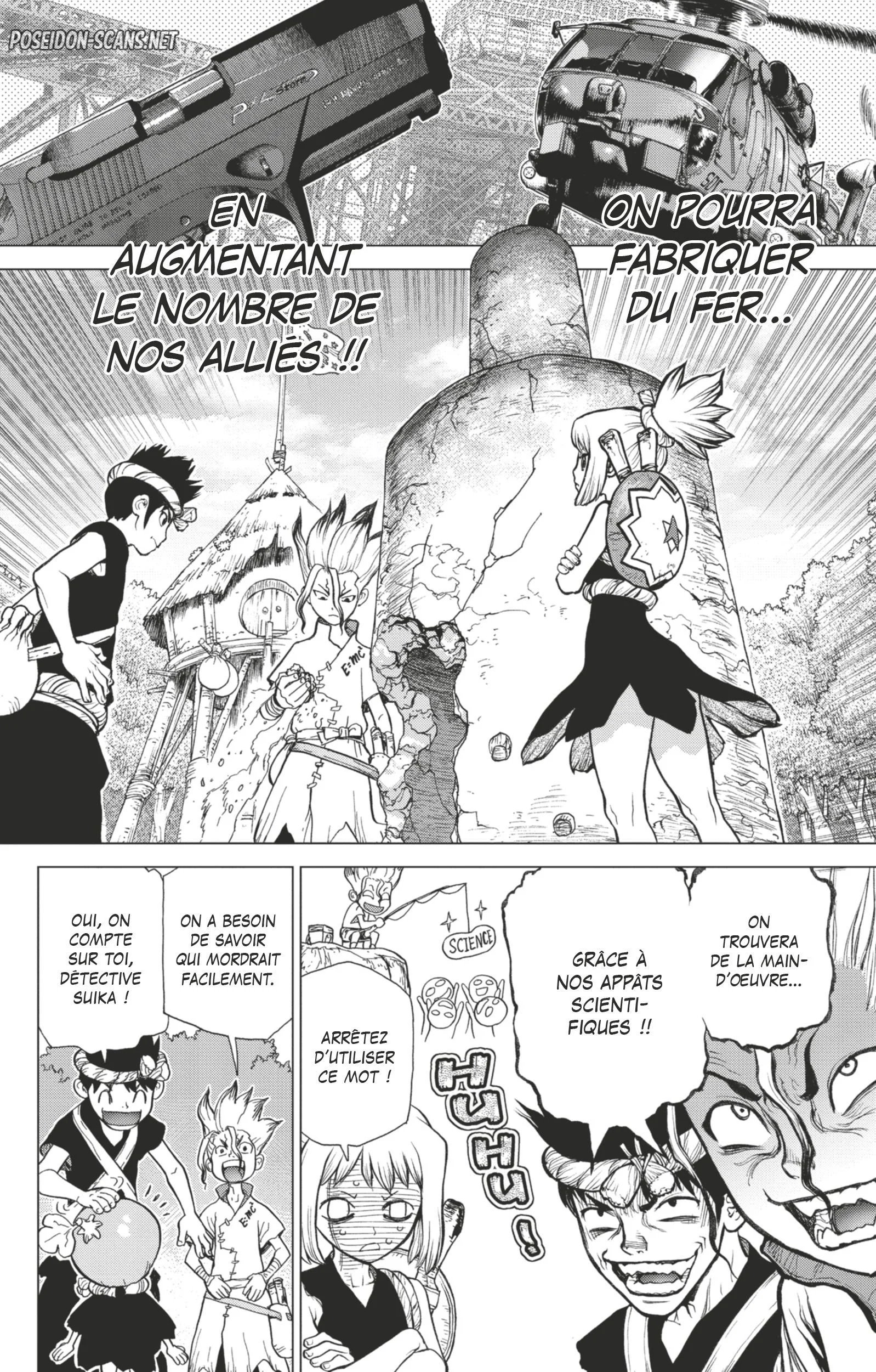 Dr. STONE Chapitre 3 - Page 115