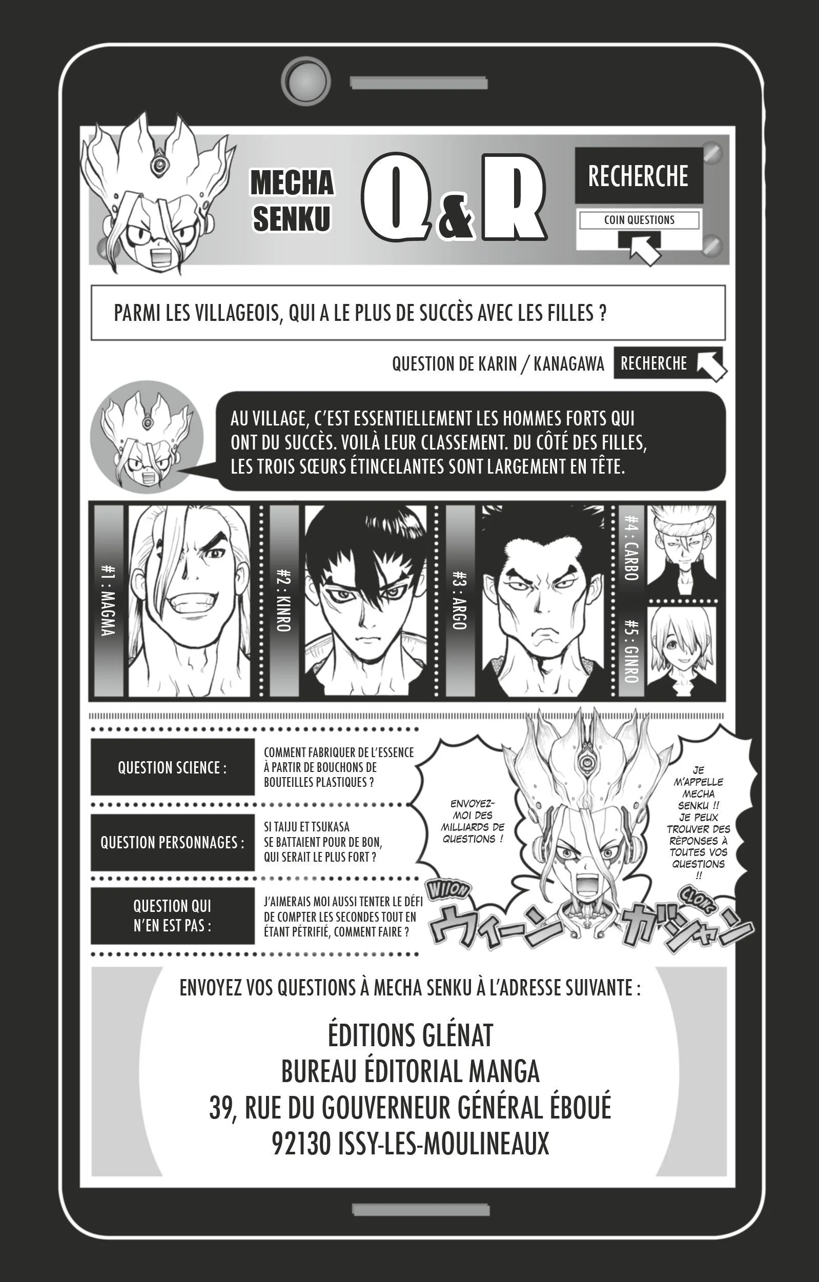 Dr. STONE Chapitre 3 - Page 135