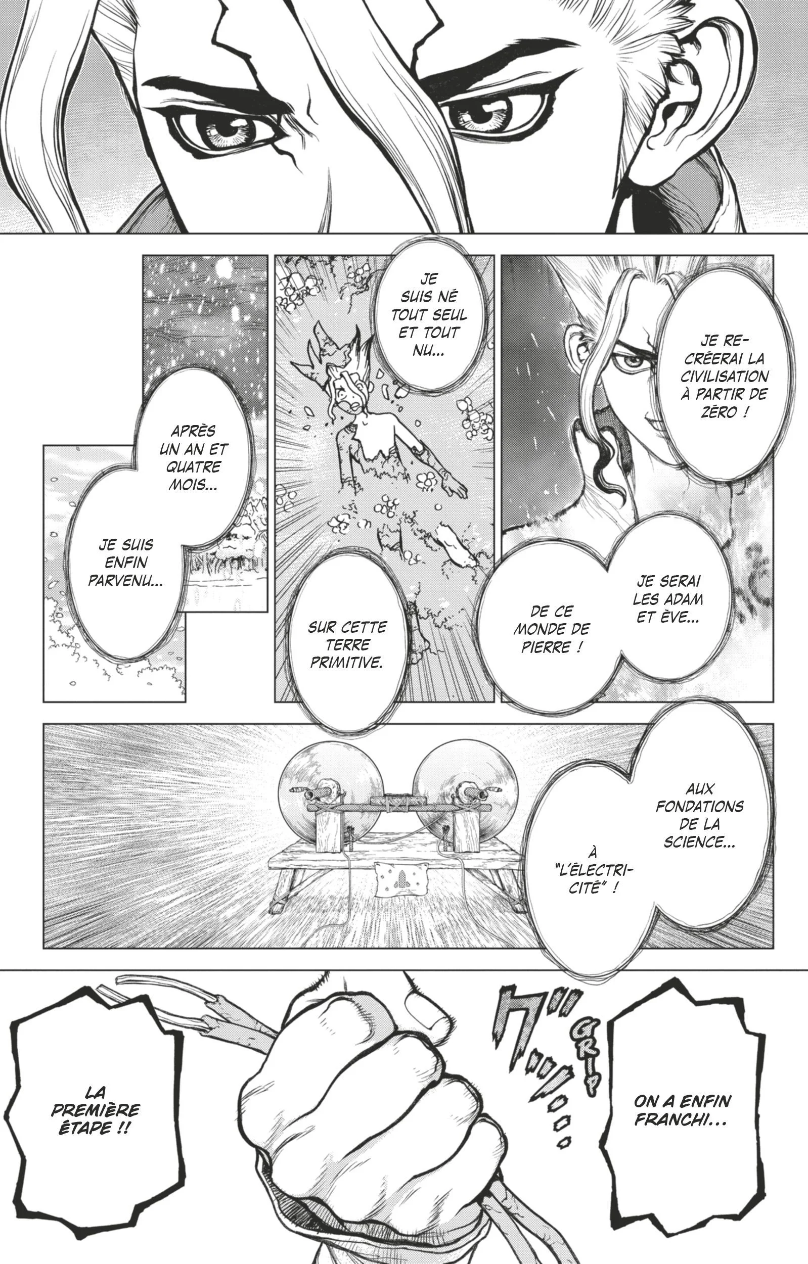 Dr. STONE Chapitre 3 - Page 194