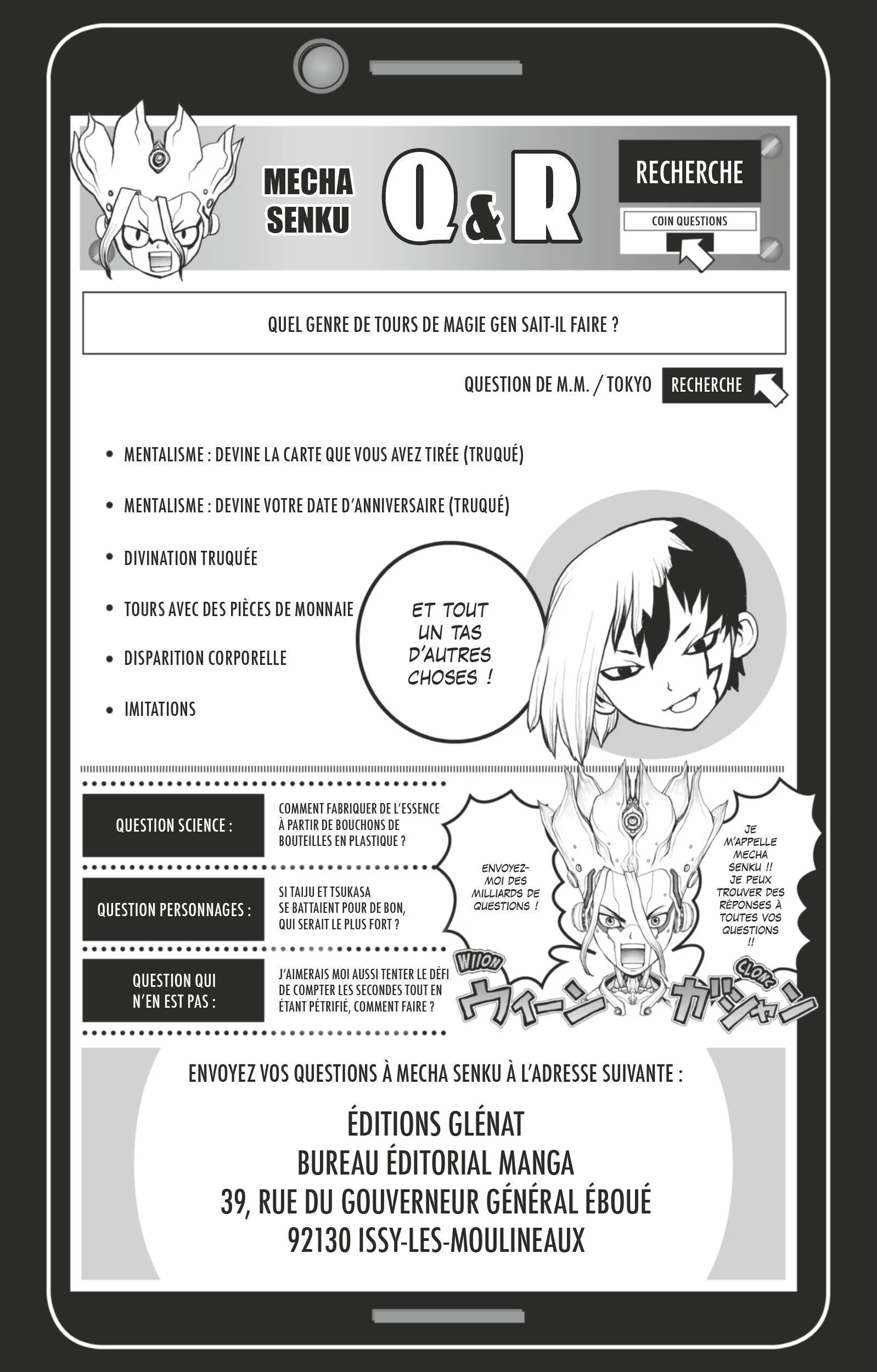 Dr. STONE Chapitre 6 - Page 188