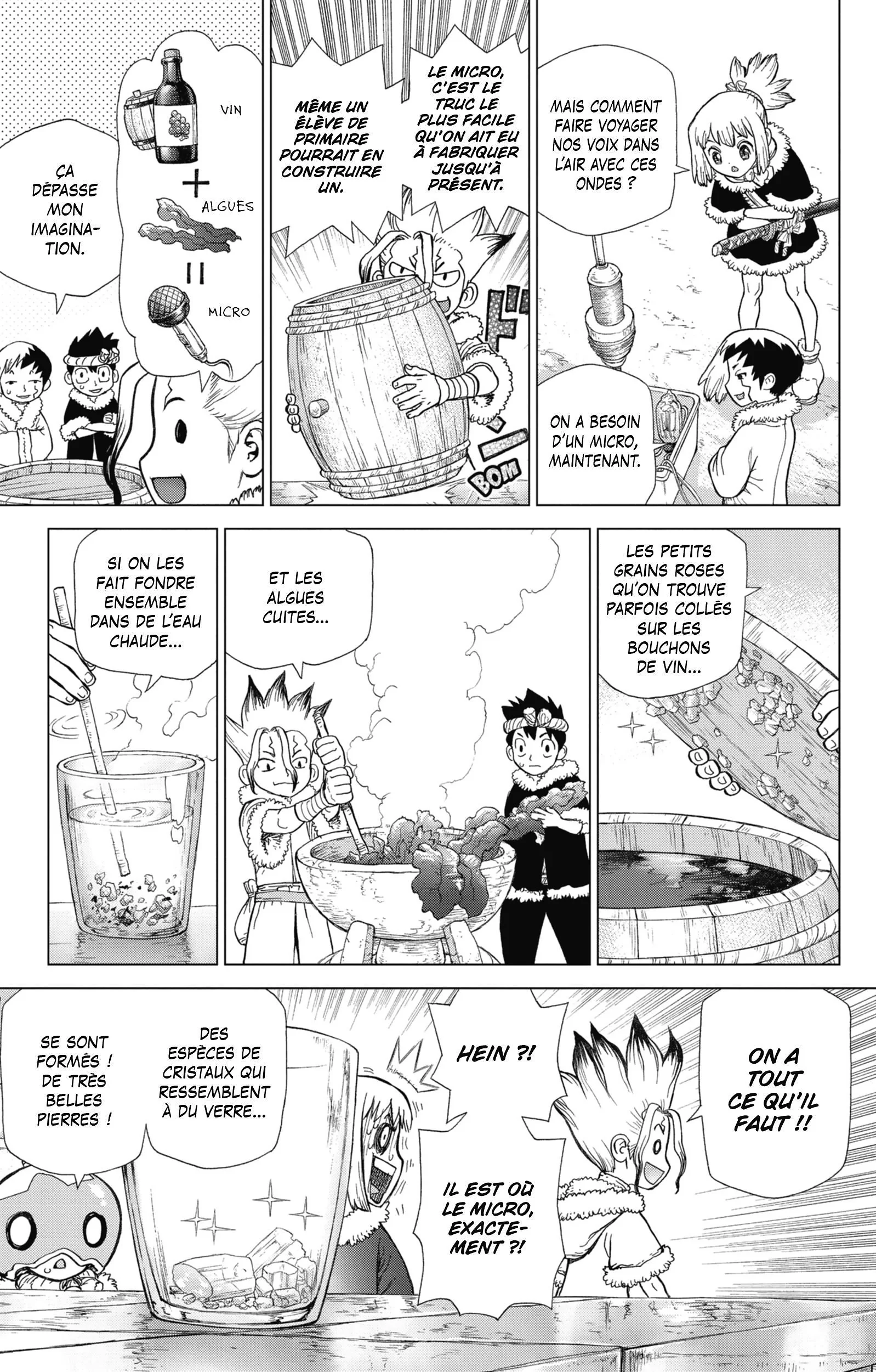 Dr. STONE Chapitre 7 - Page 134