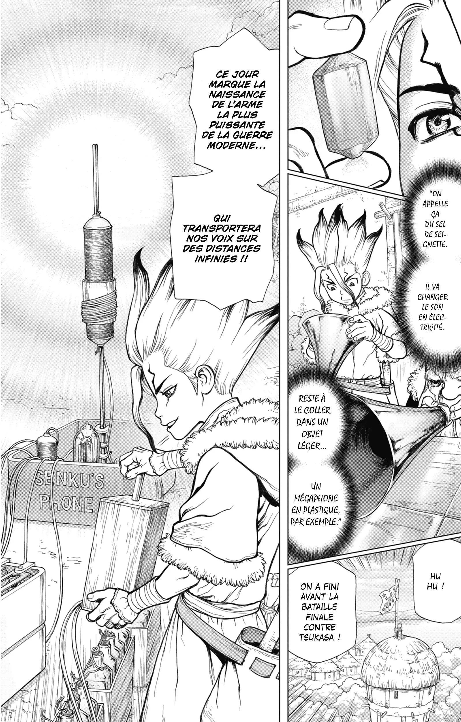 Dr. STONE Chapitre 7 - Page 135
