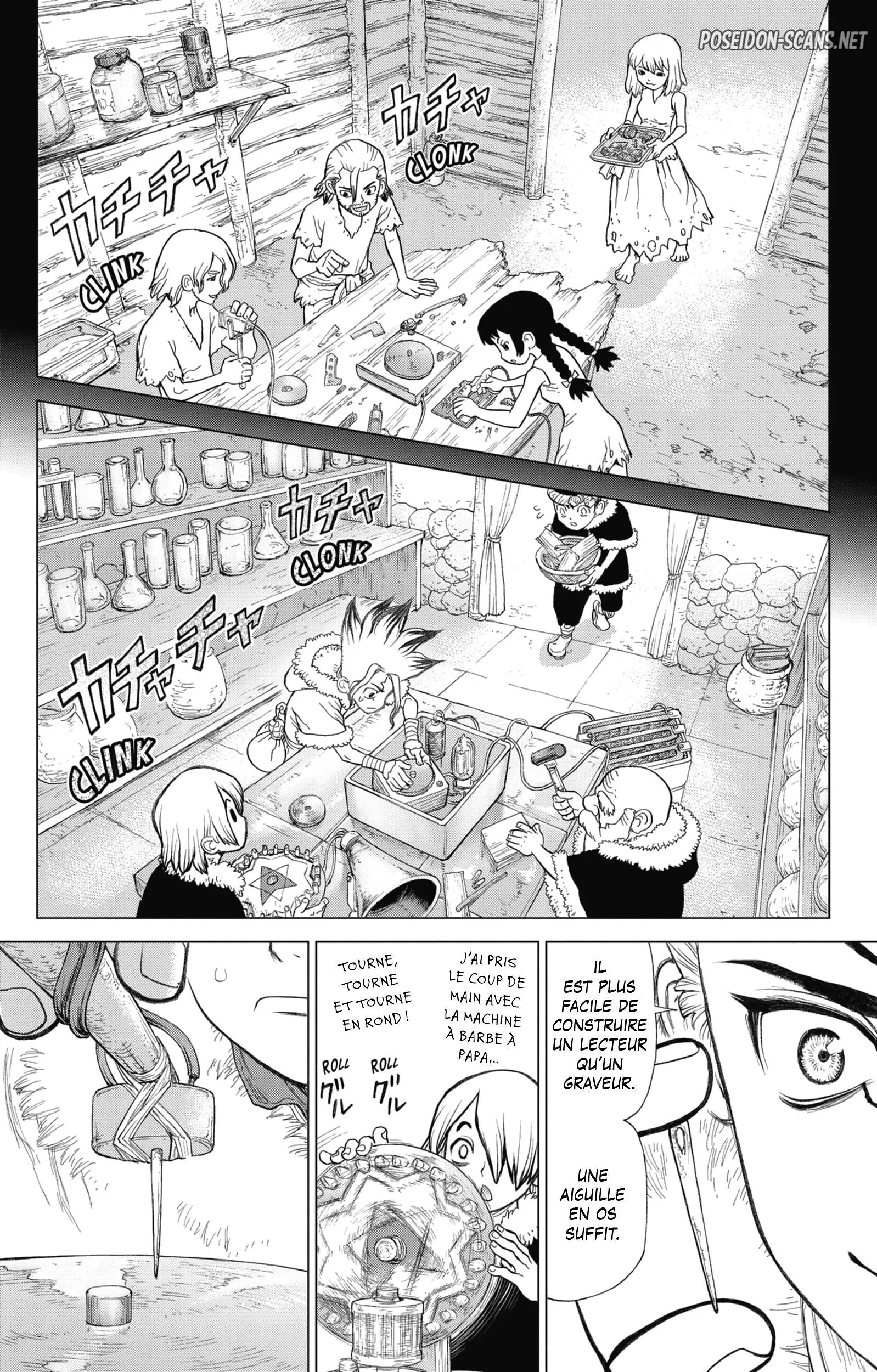 Dr. STONE Chapitre 7 - Page 157