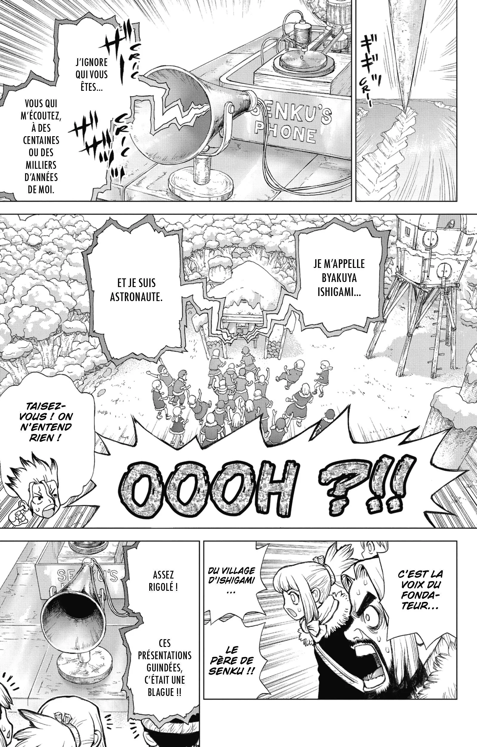 Dr. STONE Chapitre 7 - Page 158