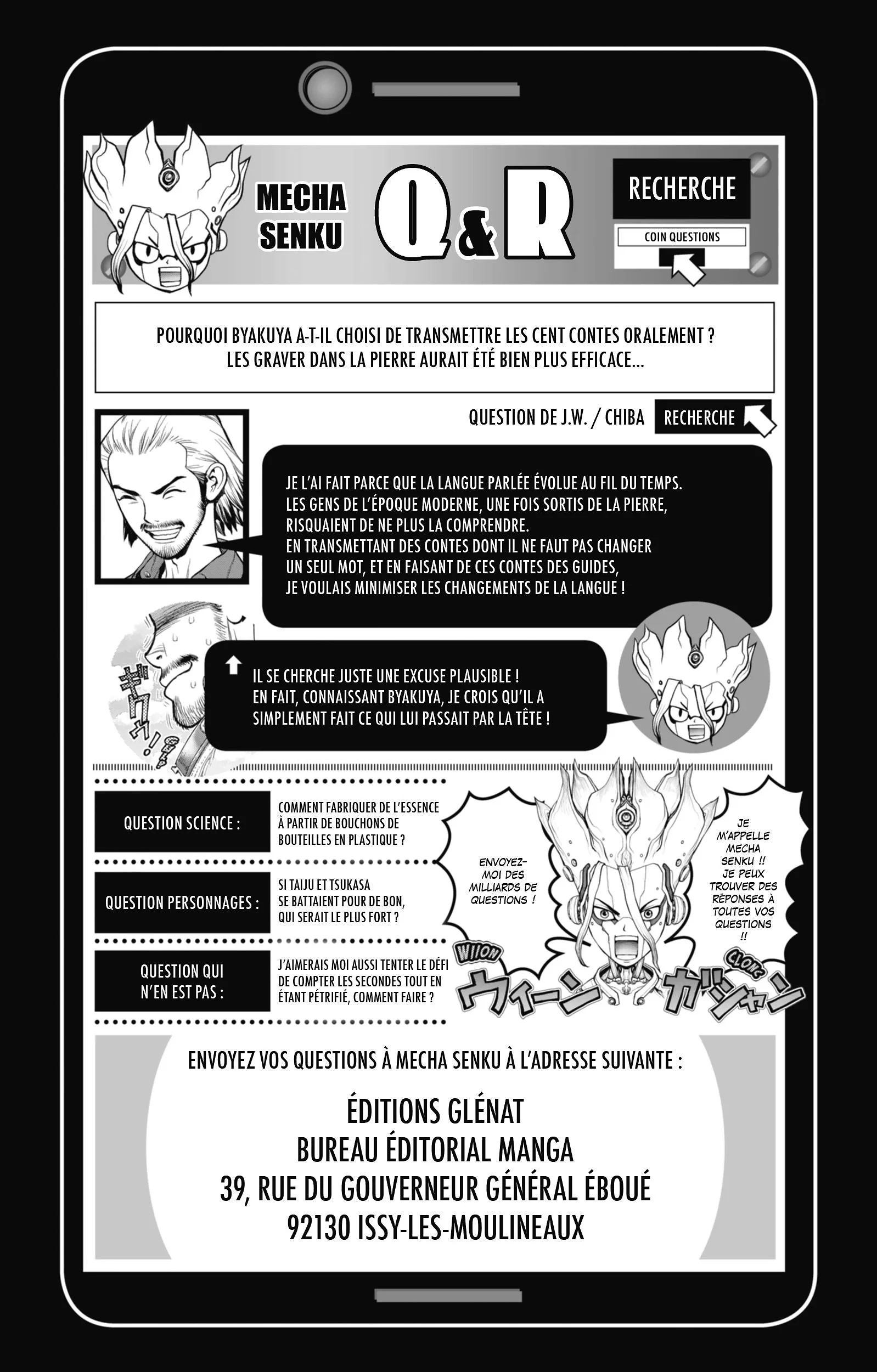 Dr. STONE Chapitre 7 - Page 171