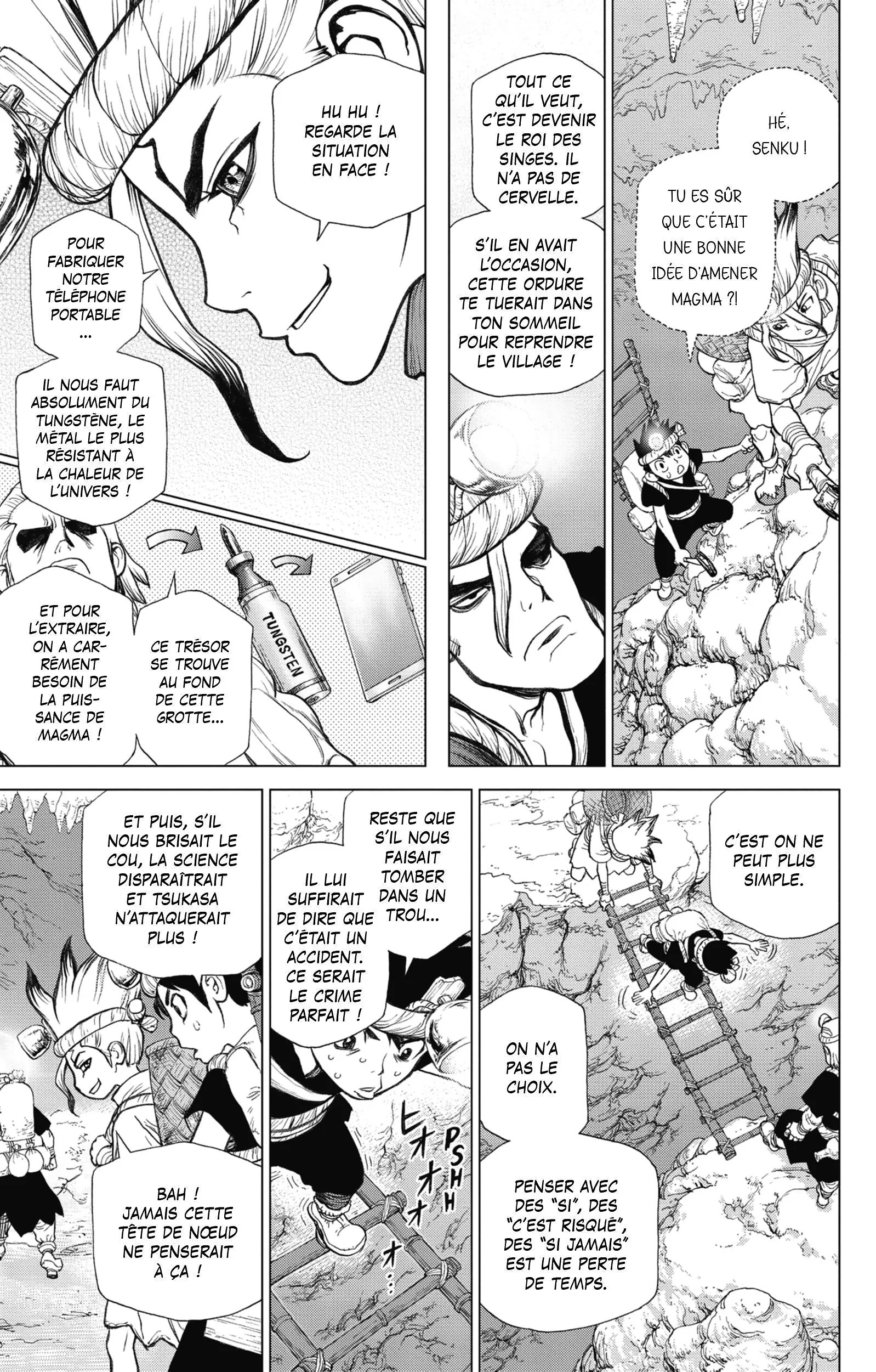 Dr. STONE Chapitre 7 - Page 54