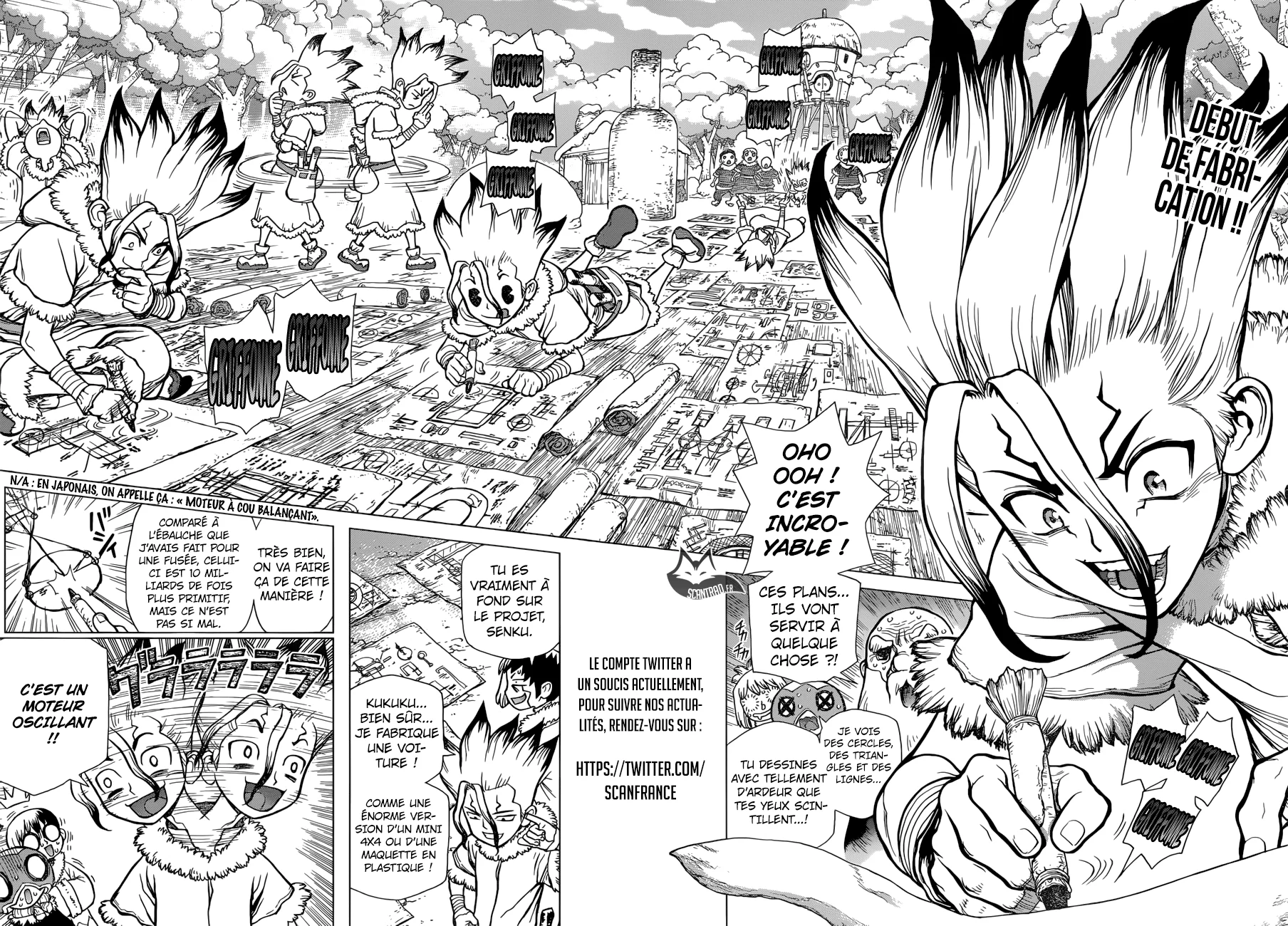 Dr. STONE Chapitre 8 - Page 113