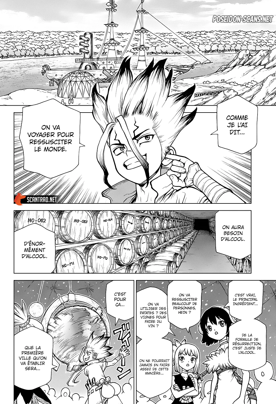 Dr. STONE Chapitre 16 - Page 154