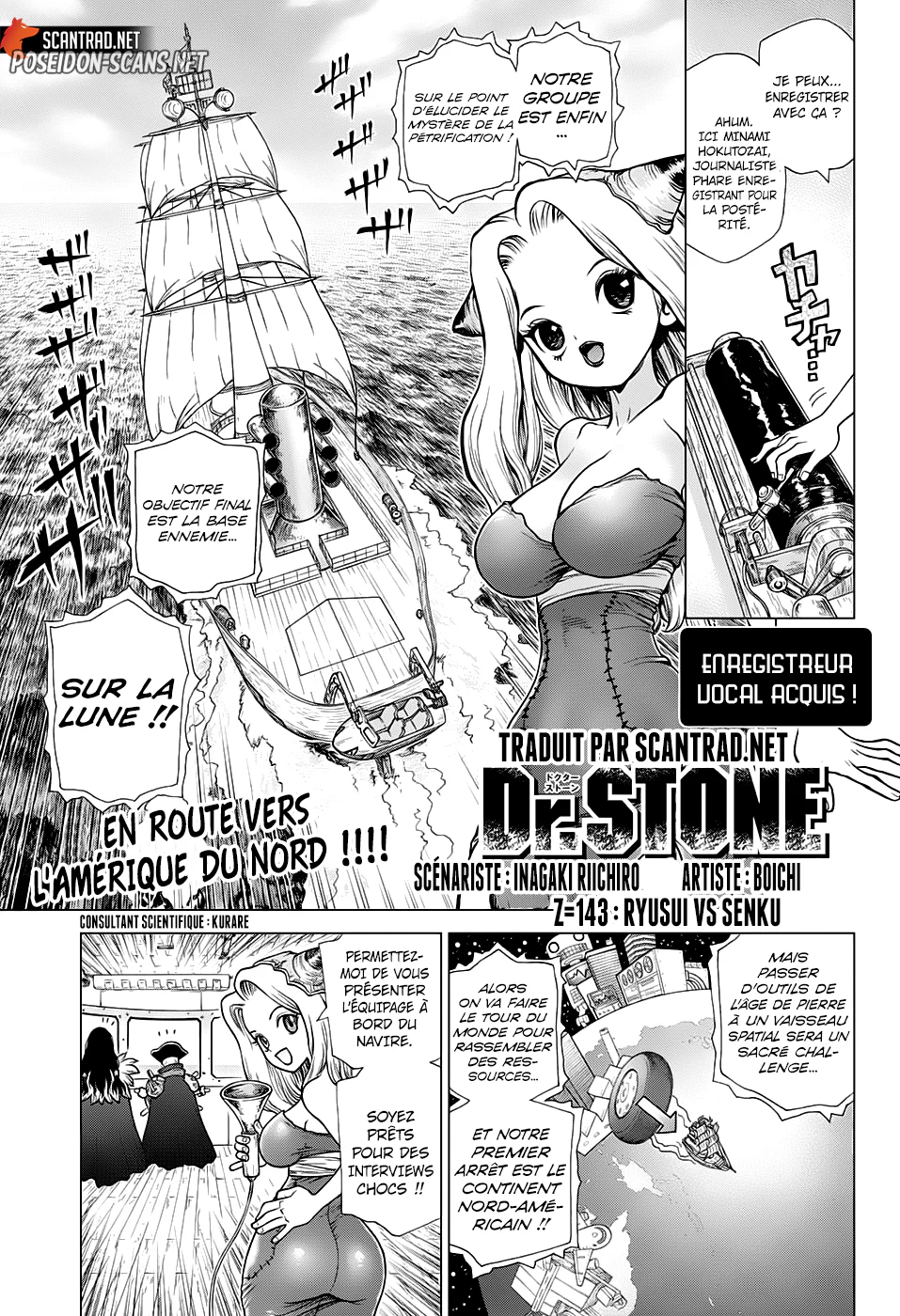 Dr. STONE Chapitre 17 - Page 1