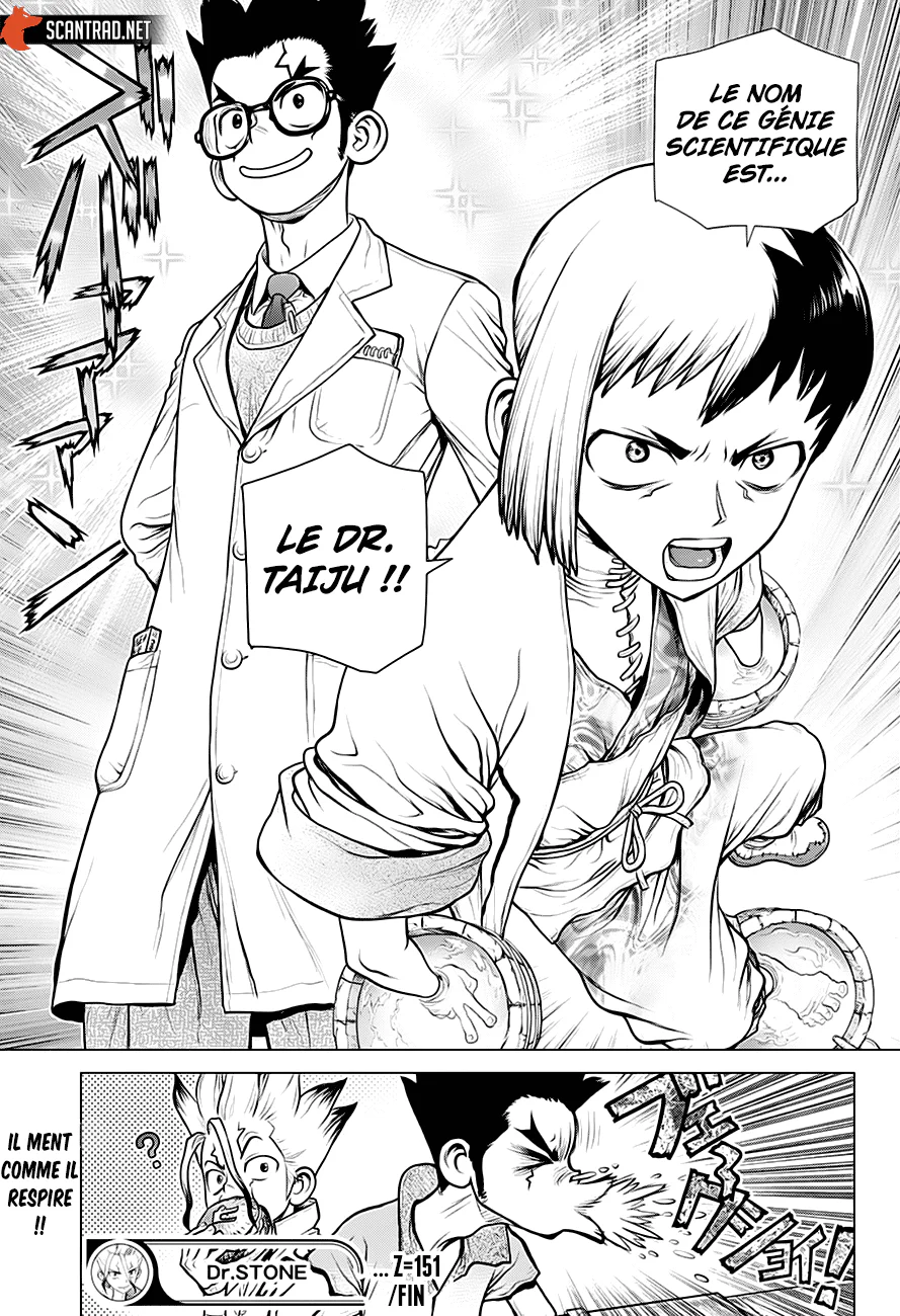 Dr. STONE Chapitre 17 - Page 158