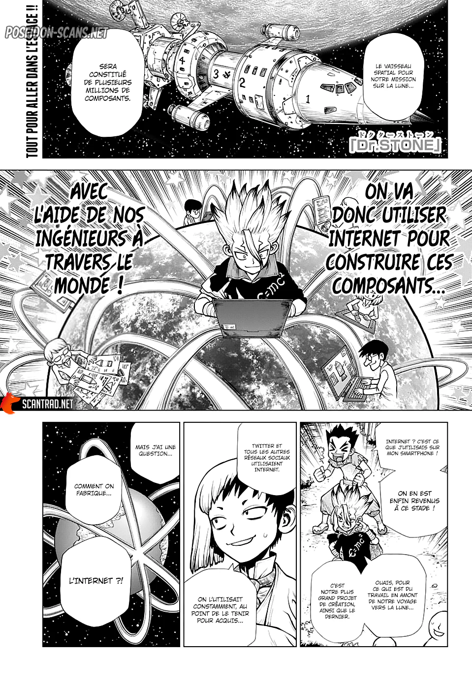 Dr. STONE Chapitre 218 - Page 1