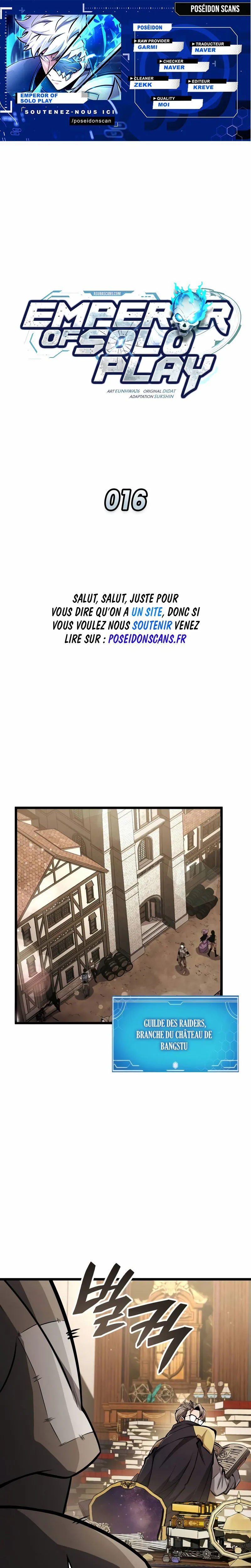 Emperor of Solo Play Chapitre 16 - Page 1