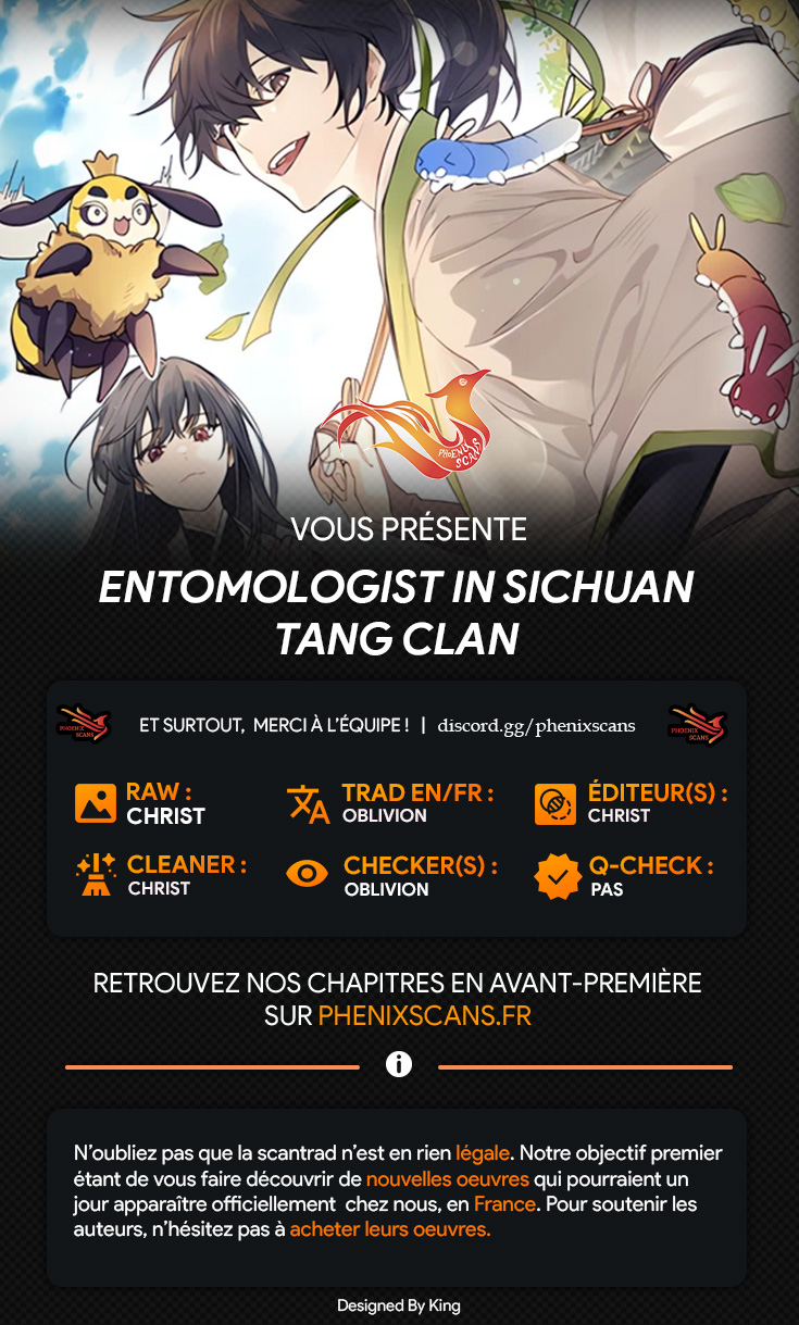 Entomologist In Sichuan Tang Clan Chapitre 7 - Page 1