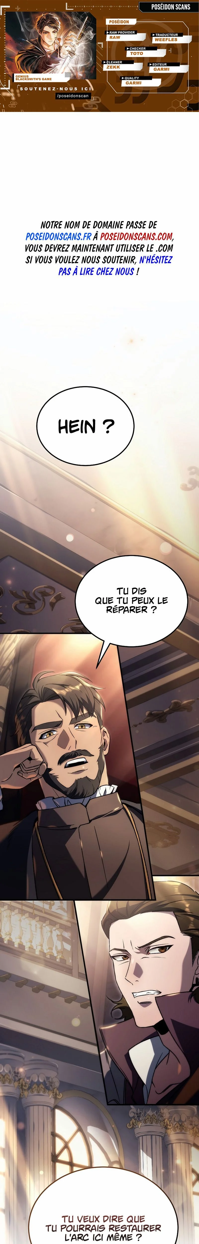 Genius Blacksmith’s Game Chapitre 6 - Page 1