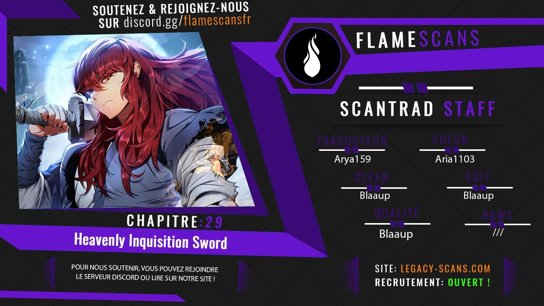 Heavenly Inquisition Sword Chapitre 29 - Page 1