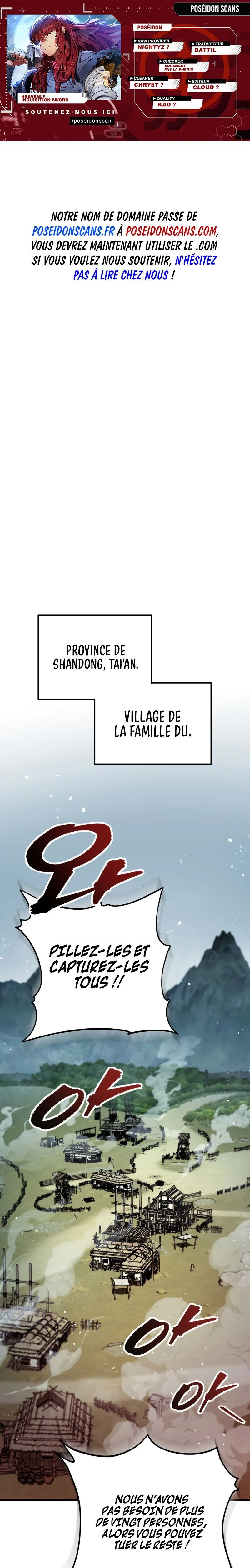 Heavenly Inquisition Sword Chapitre 118 - Page 1